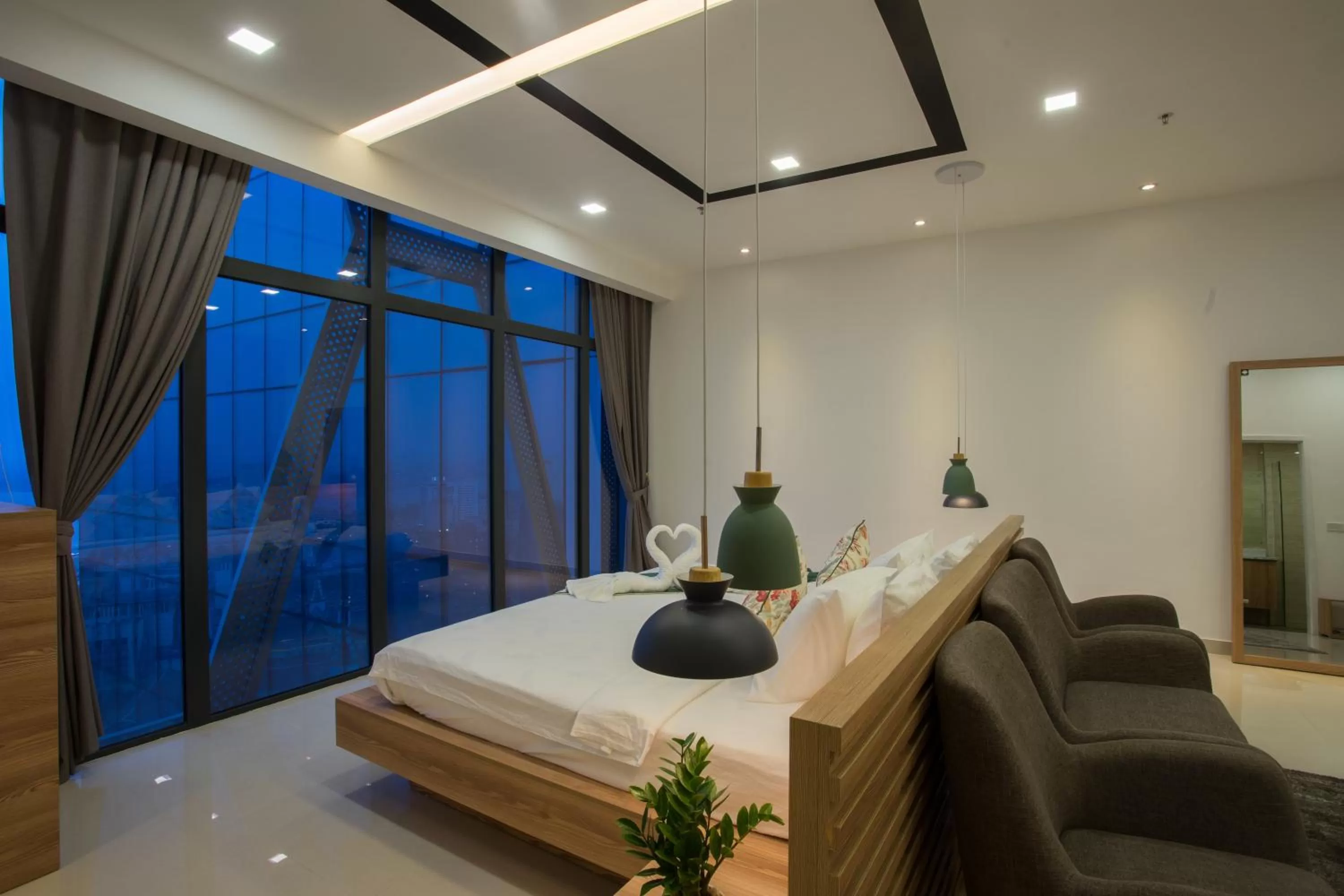 Bedroom in The Snowbell Hotel & Spa at The Bridge