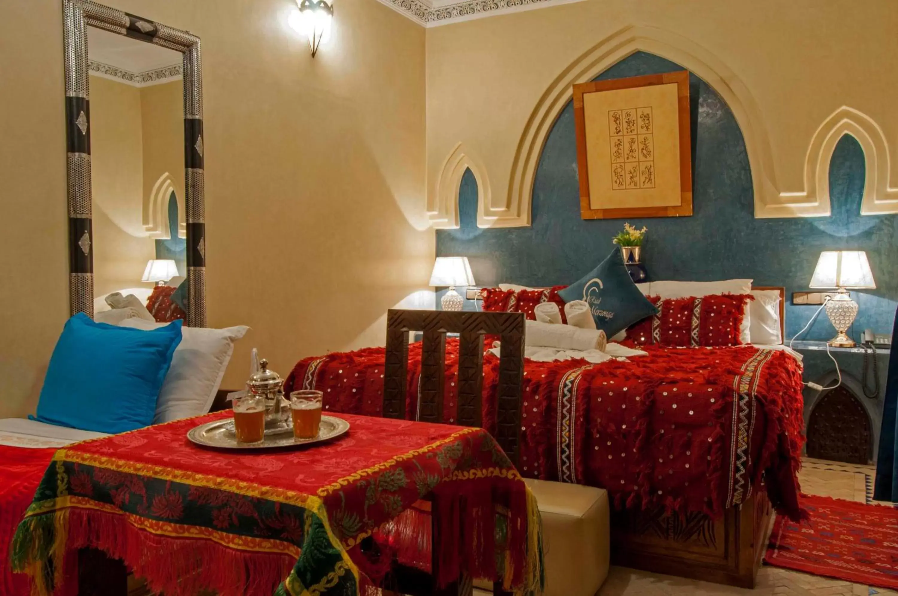 Triple Room with Terrace in Riad Merzouga Triple Room with Terrace in Riad Merzouga