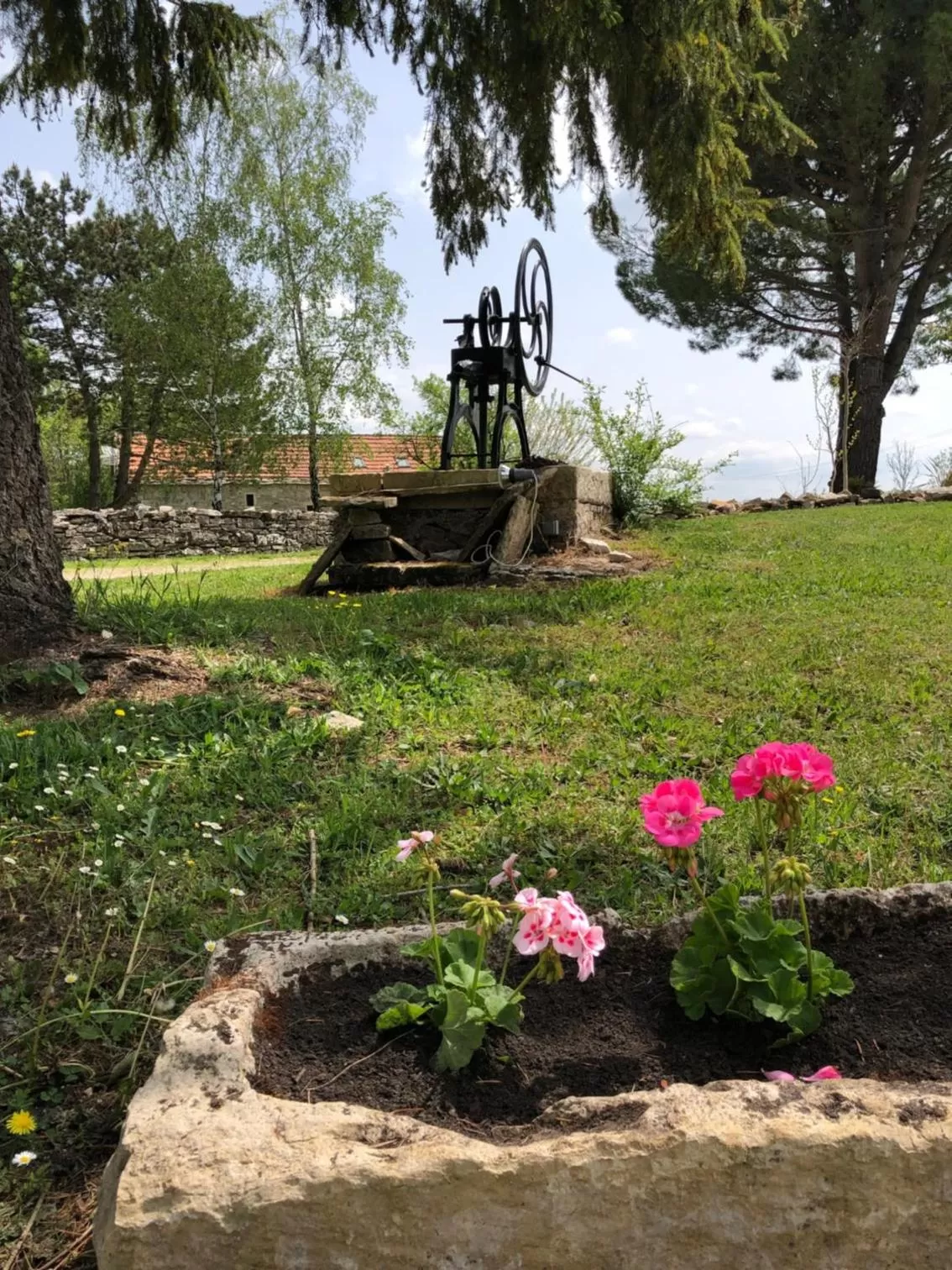 Garden in Domaine de Monplaisir