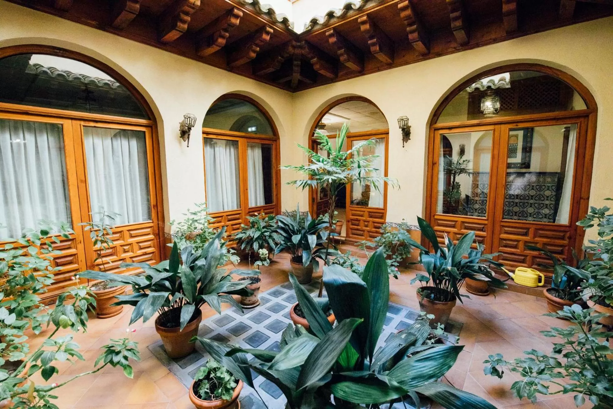 Patio in Hotel Santa Isabel