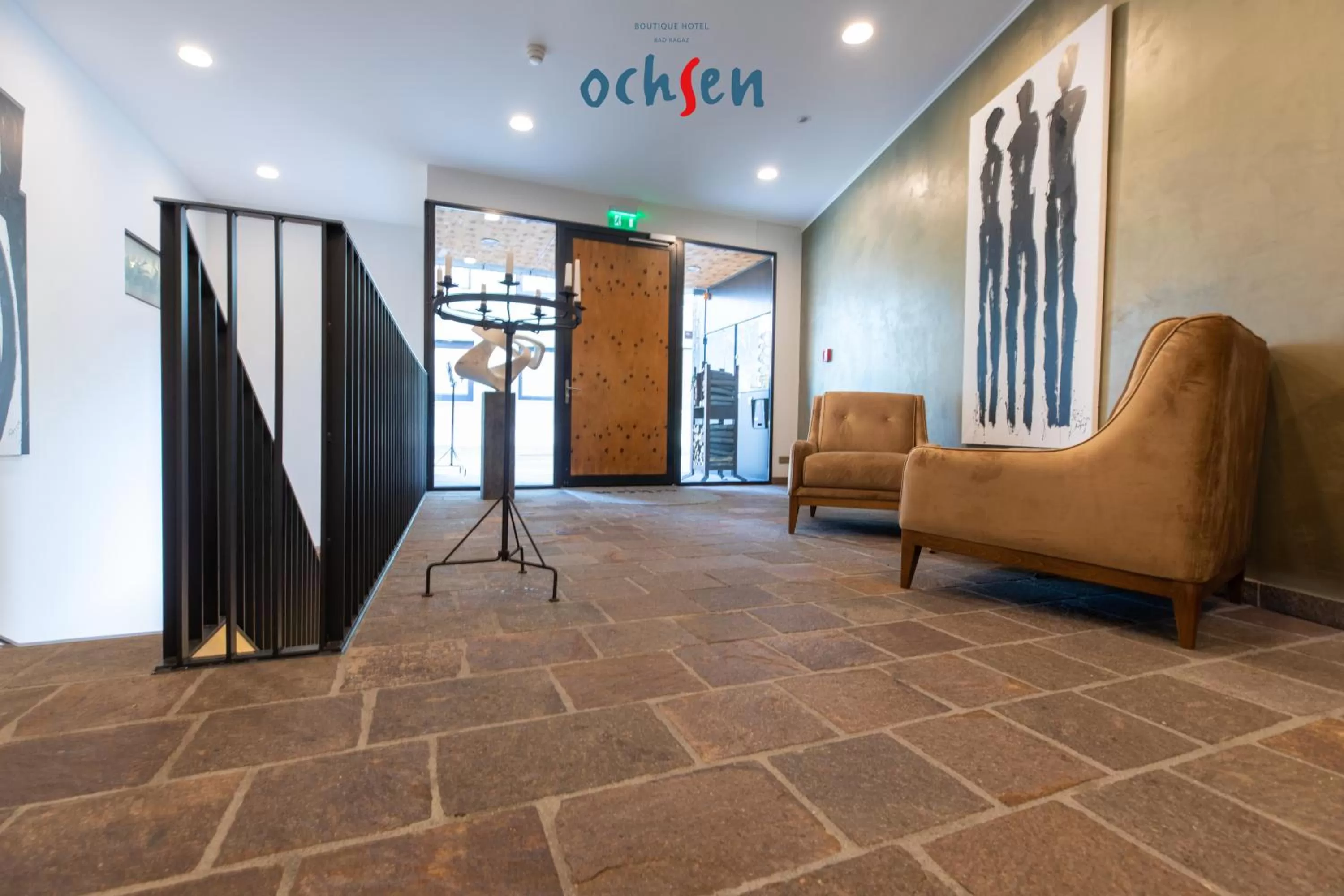 Lobby or reception in Boutique Hotel OchSen Self-Check-In