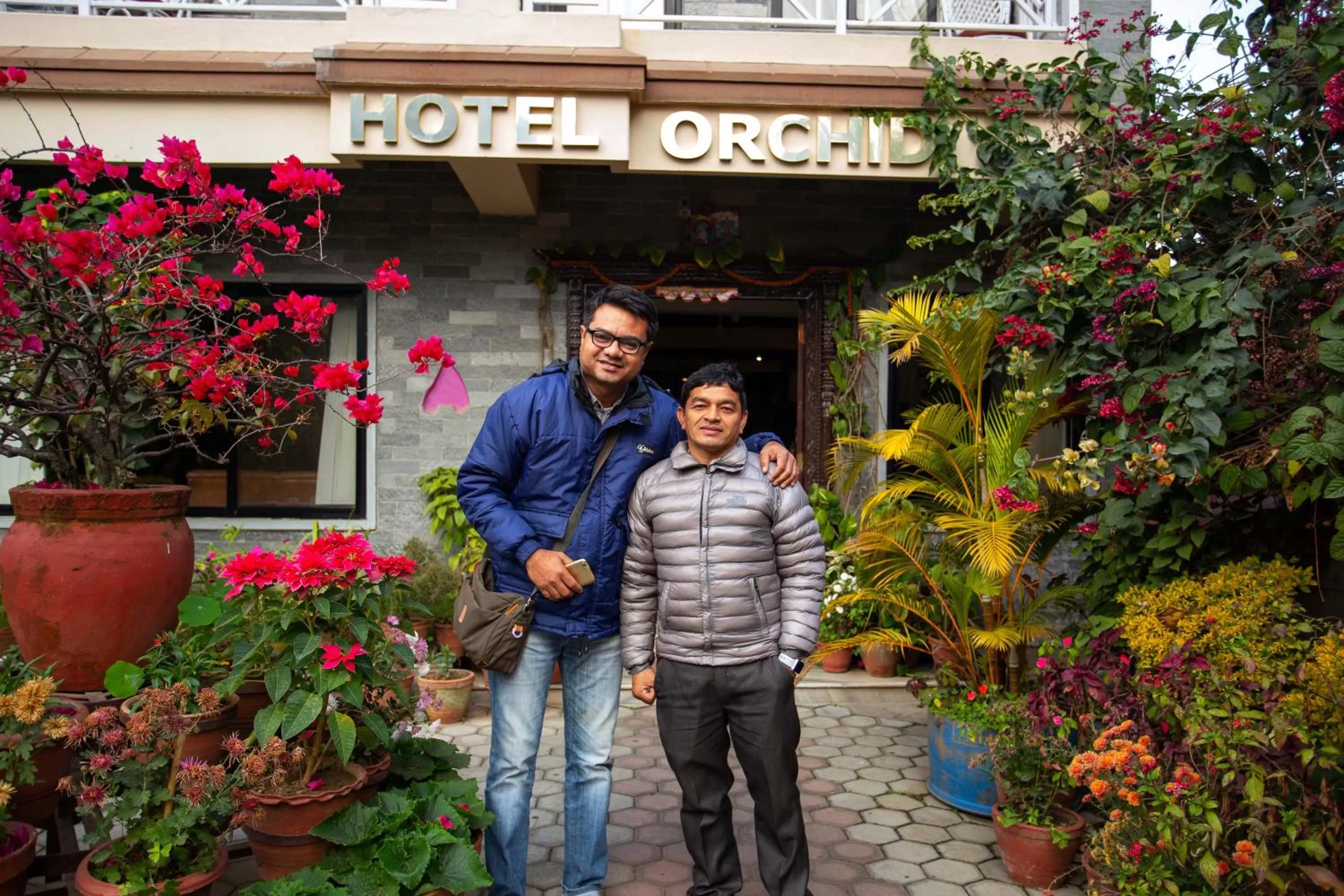 People in Hotel Orchid