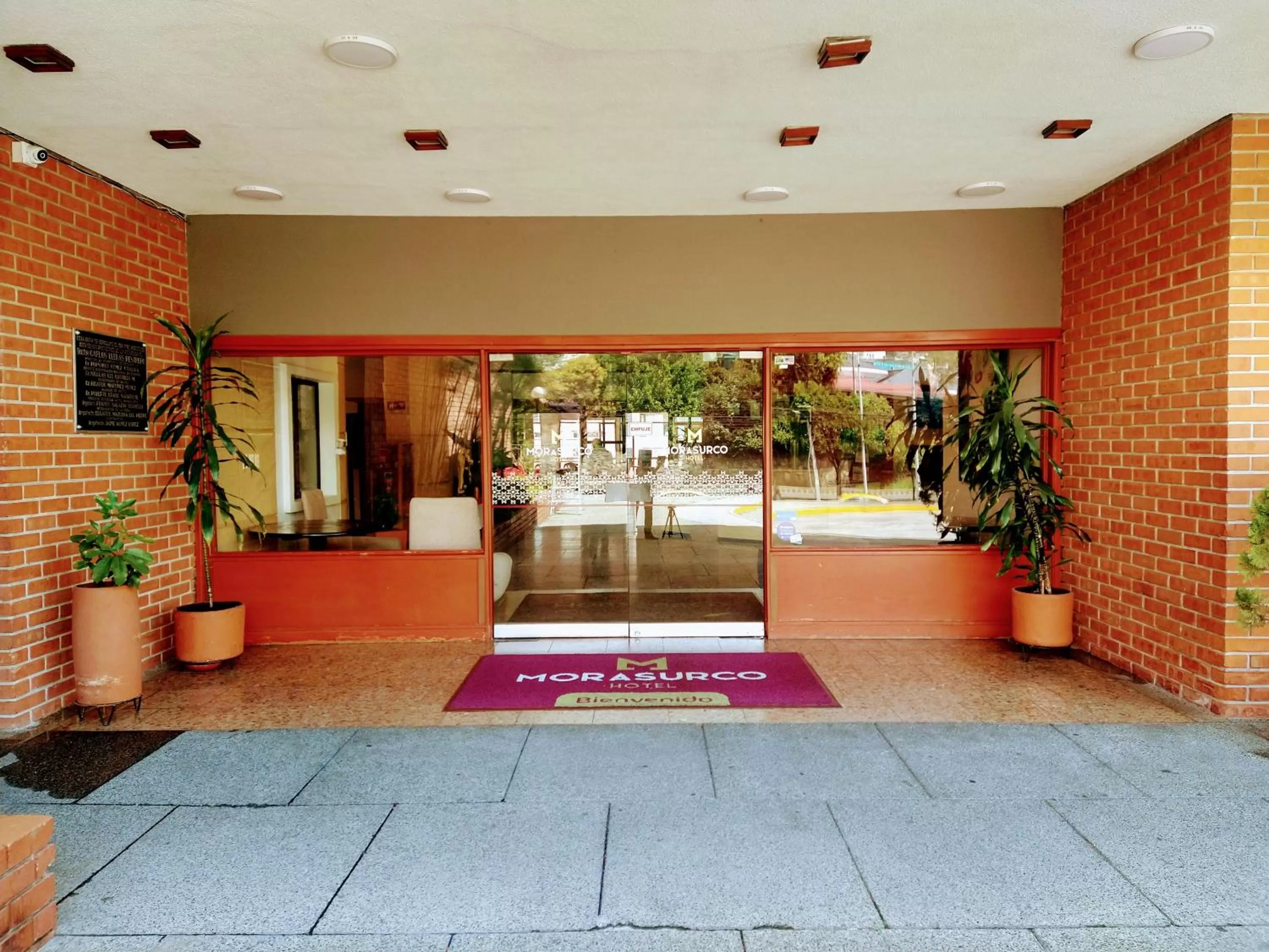 Facade/entrance in Hotel Morasurco