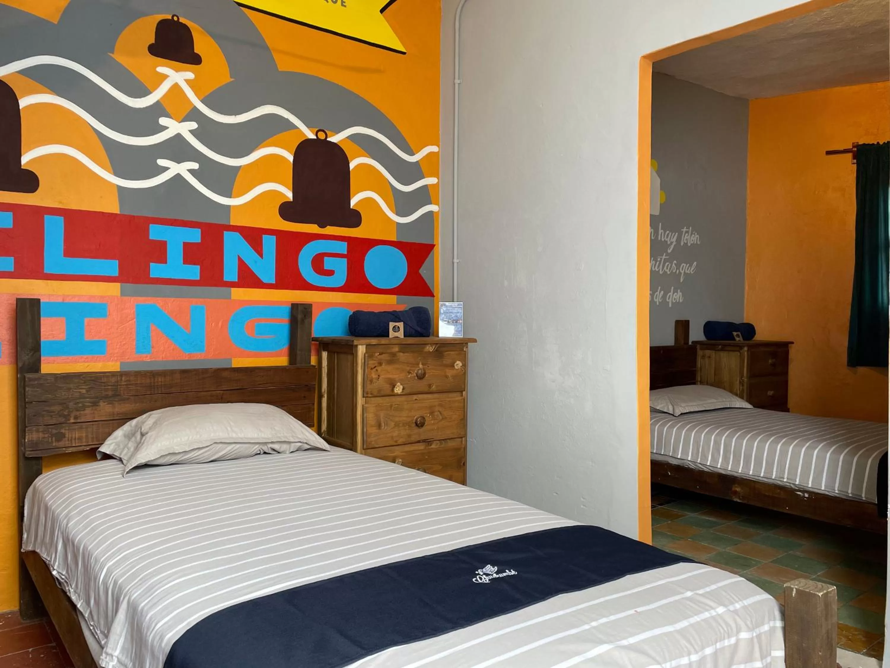 Bed in Chuchumbé Hotel Cultural, Restaurante & Café