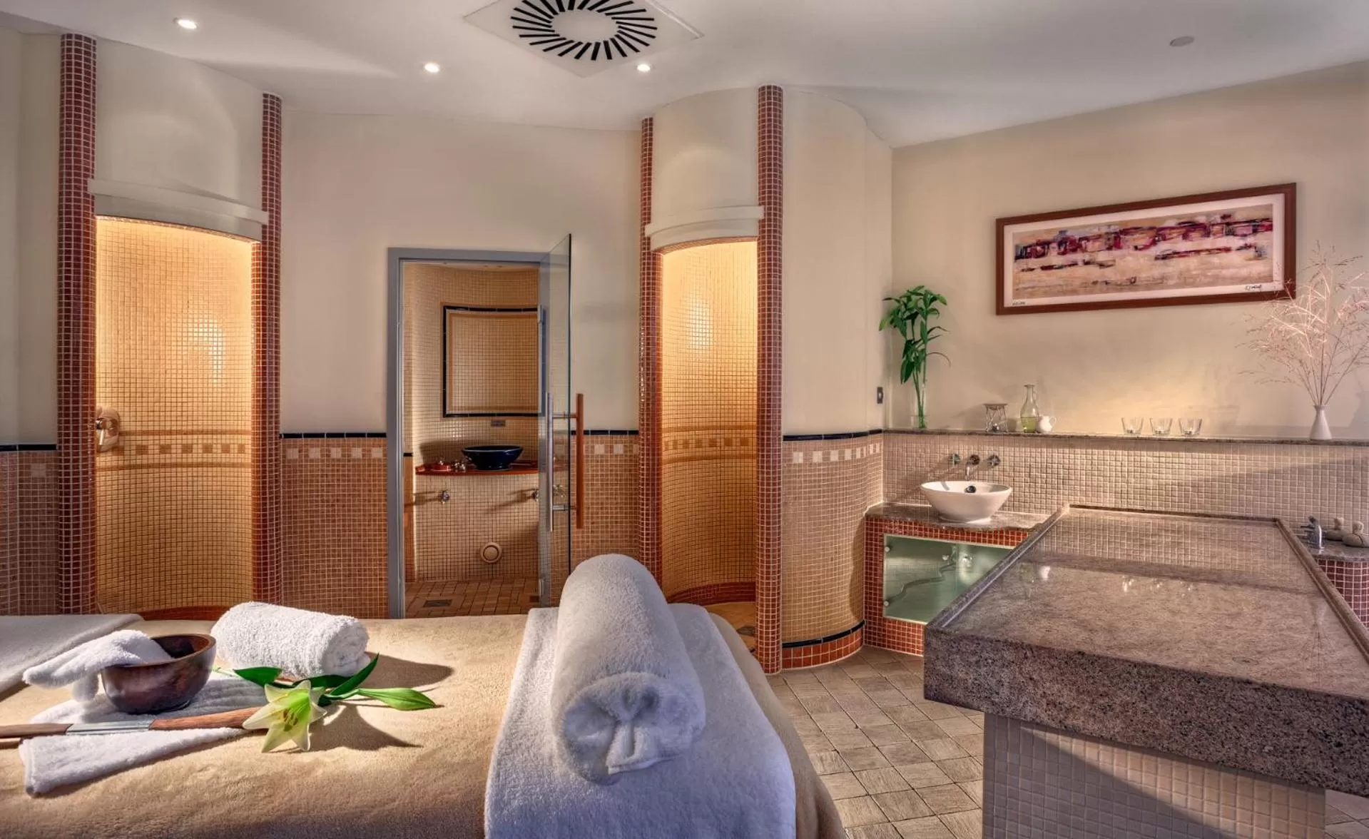 Spa and wellness centre/facilities in Hotel Vier Jahreszeiten Binz