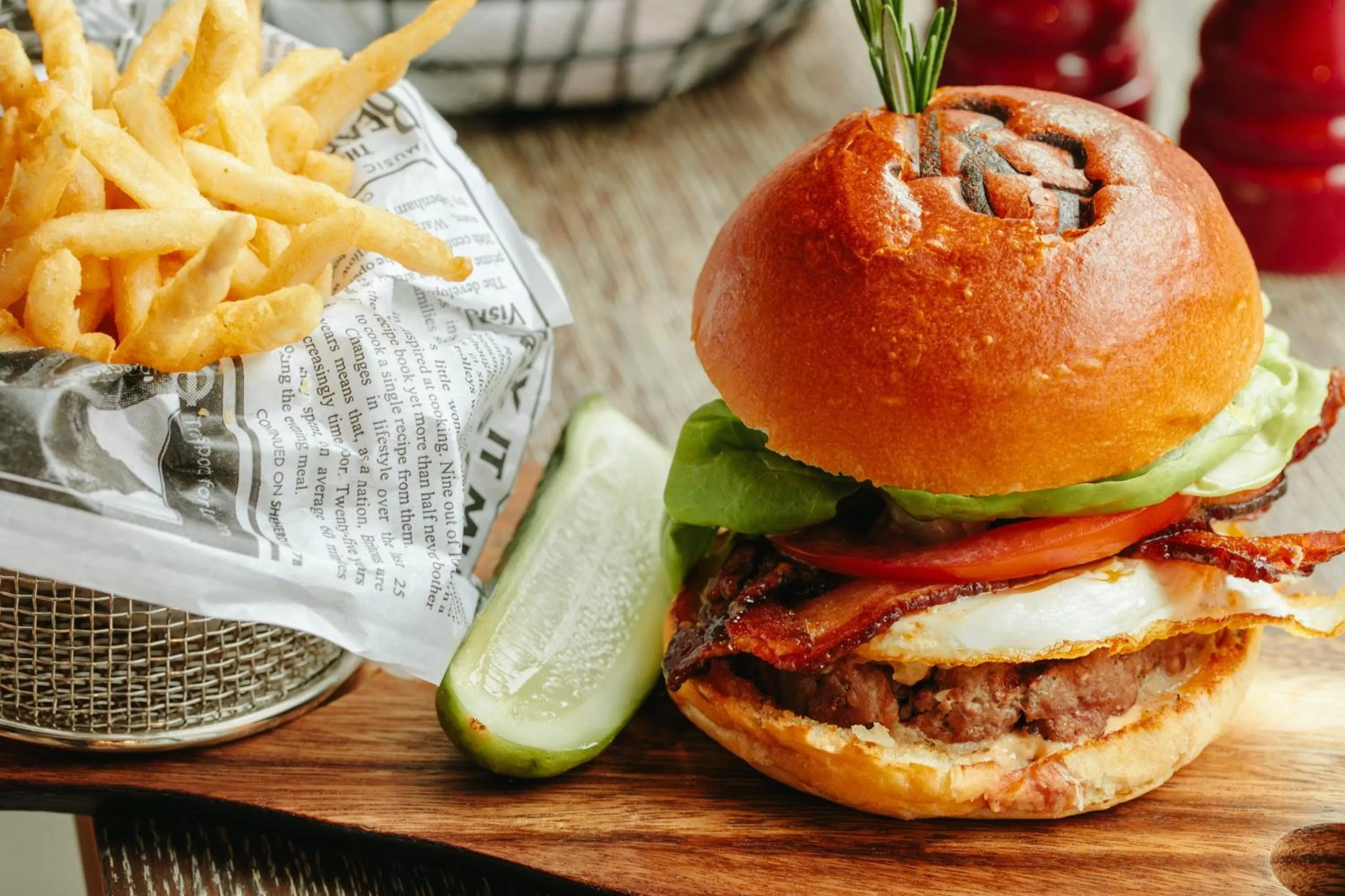 Food close-up in Revere Hotel Boston Common