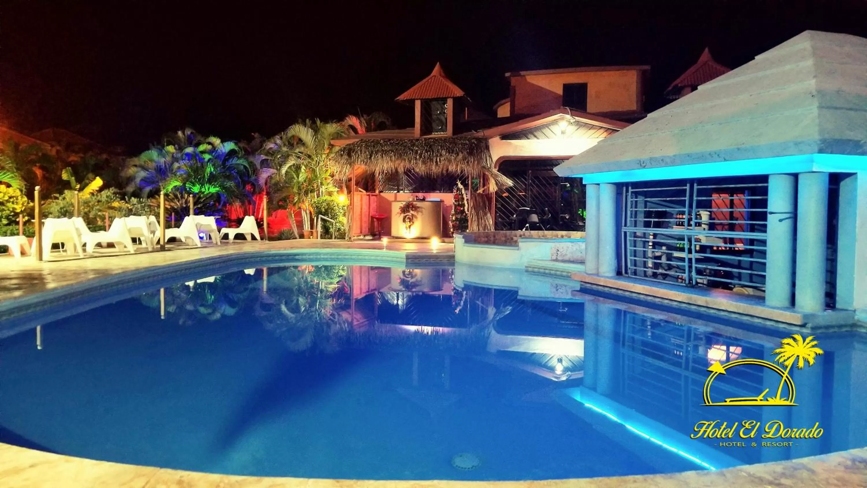 Night, Swimming Pool in Hotel El Dorado