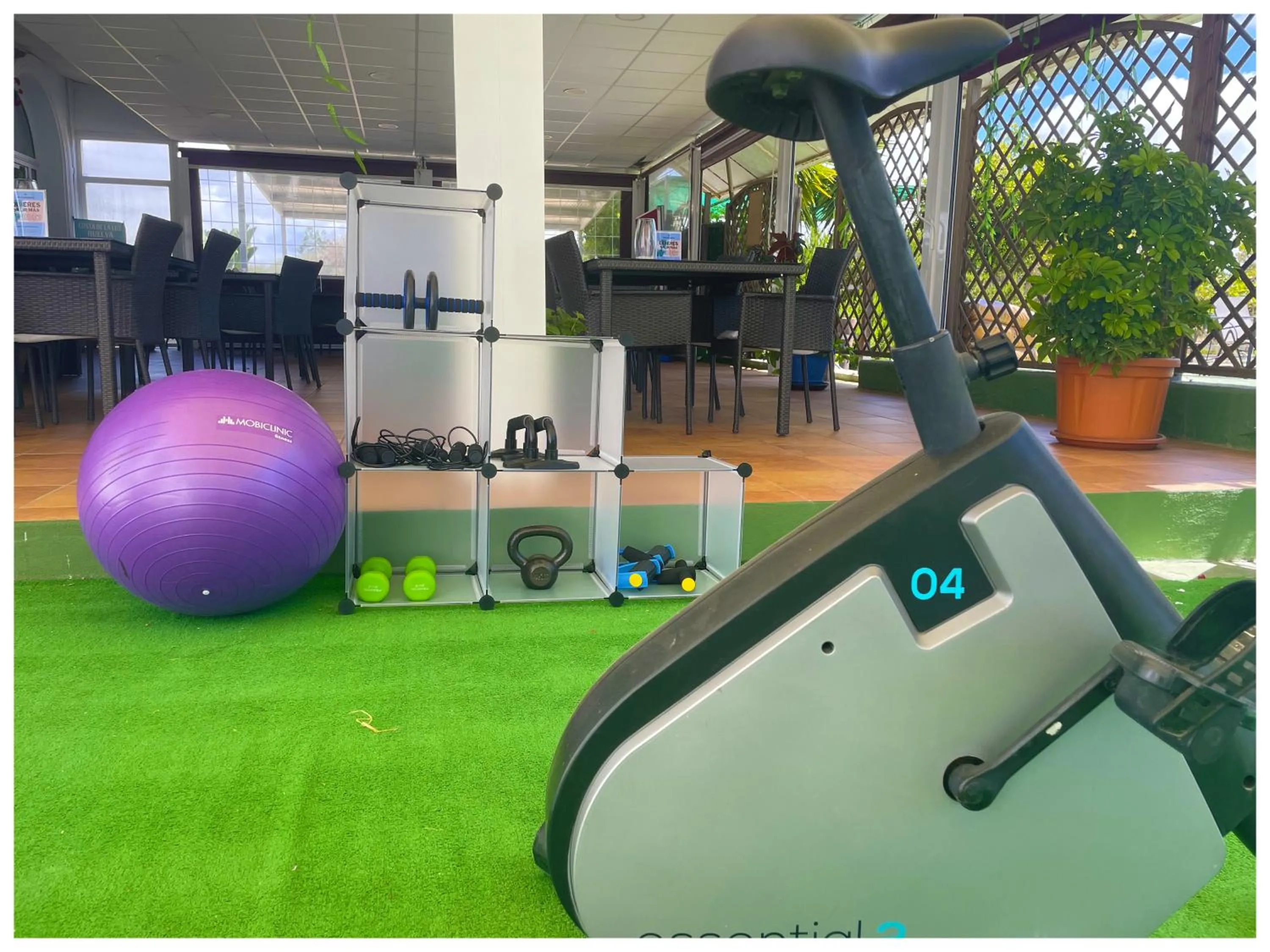 Fitness centre/facilities in Hotel Albaida Nature