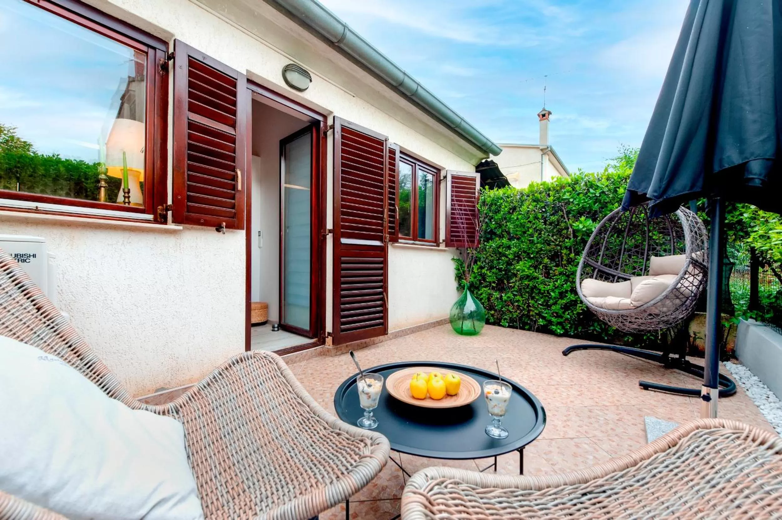 Balcony/Terrace in Villa B&B Marina & Parking Free