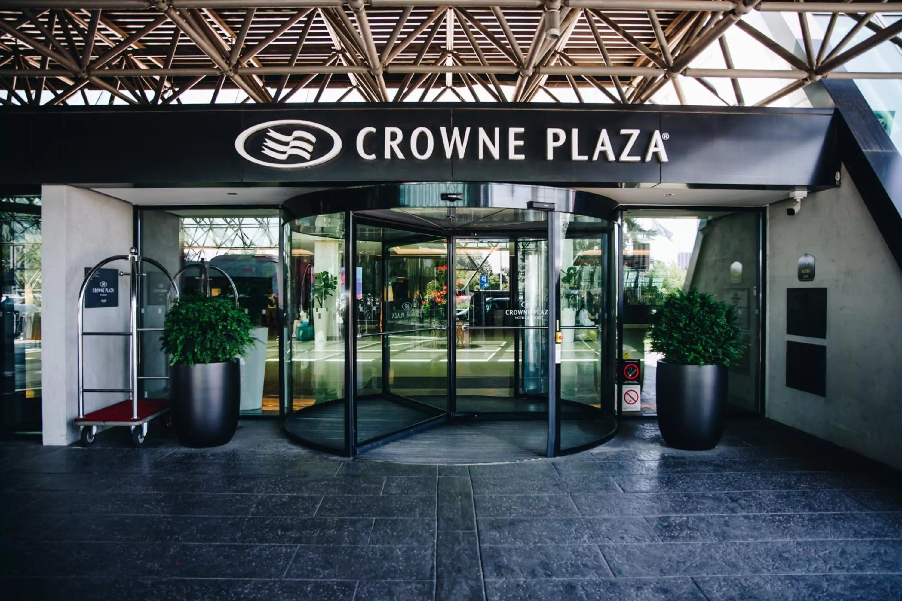 Facade/entrance in Crowne Plaza Belgrade by IHG