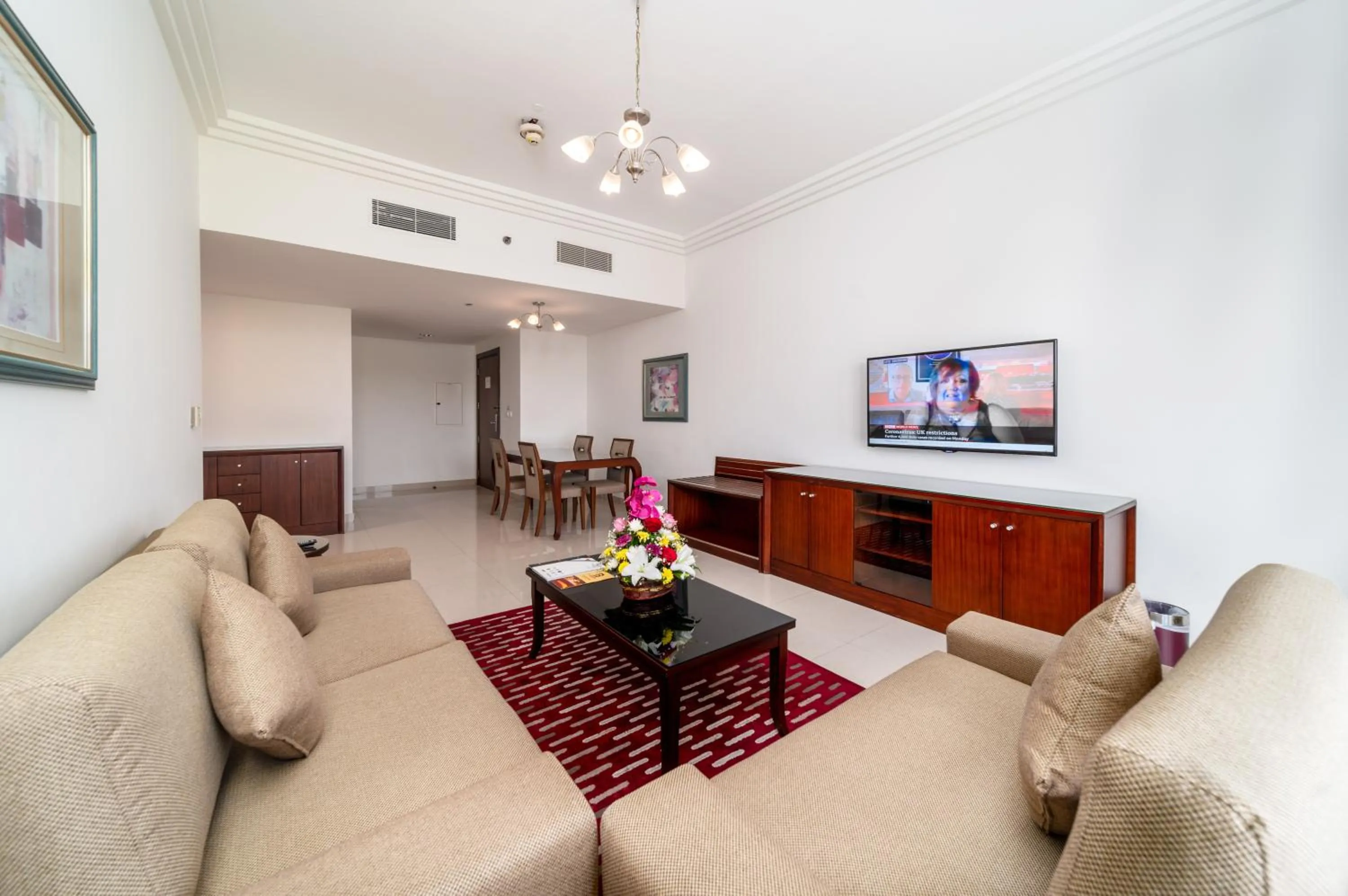 Living room in Star Metro Deira Hotel Apartments