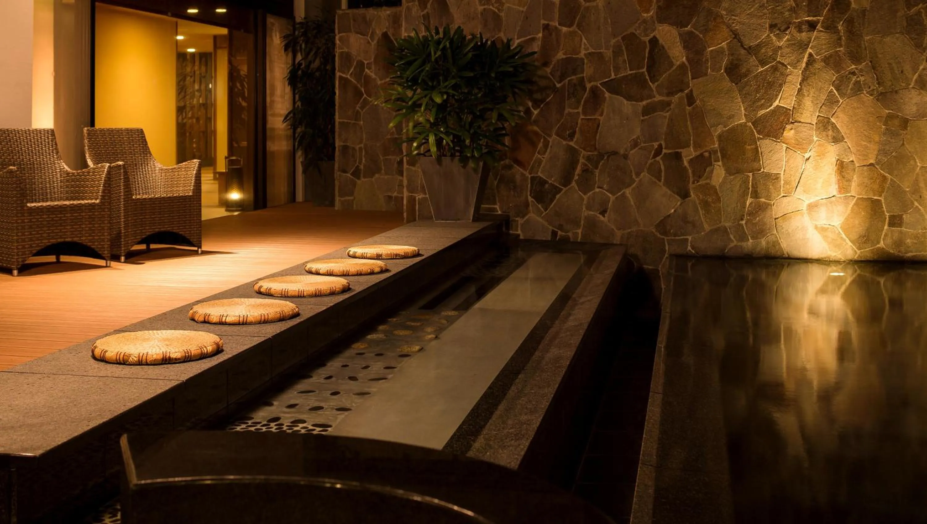 Hot Spring Bath in Laforet Ito Onsen Yunoniwa