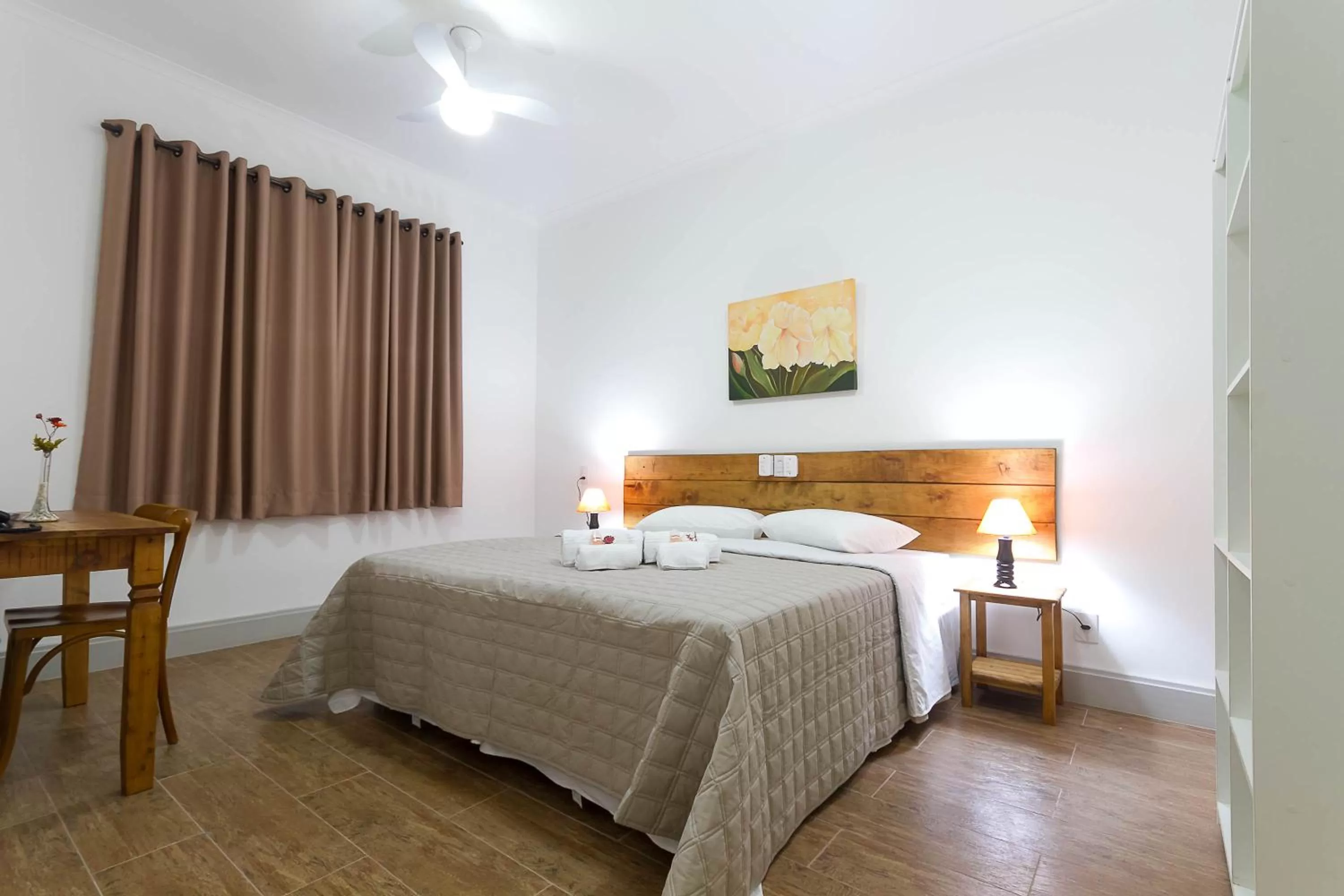 Bed in Pousada Sagrados Corações