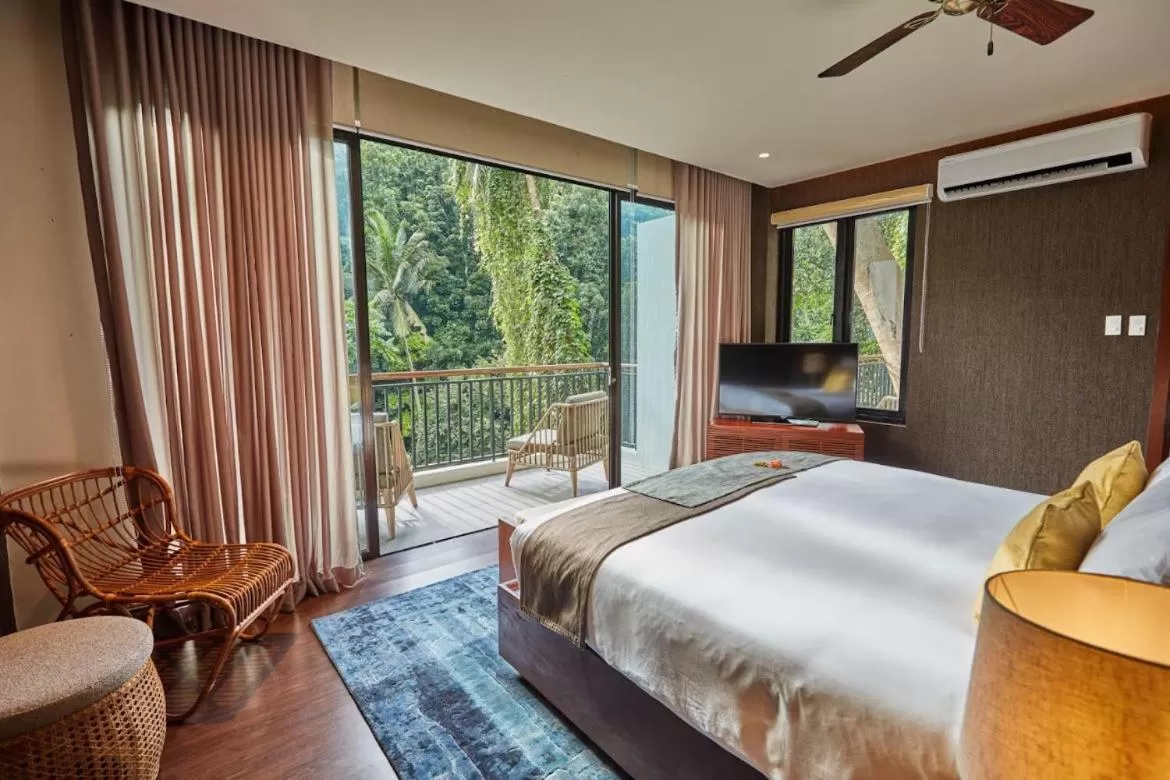 Bed in The Farm at San Benito