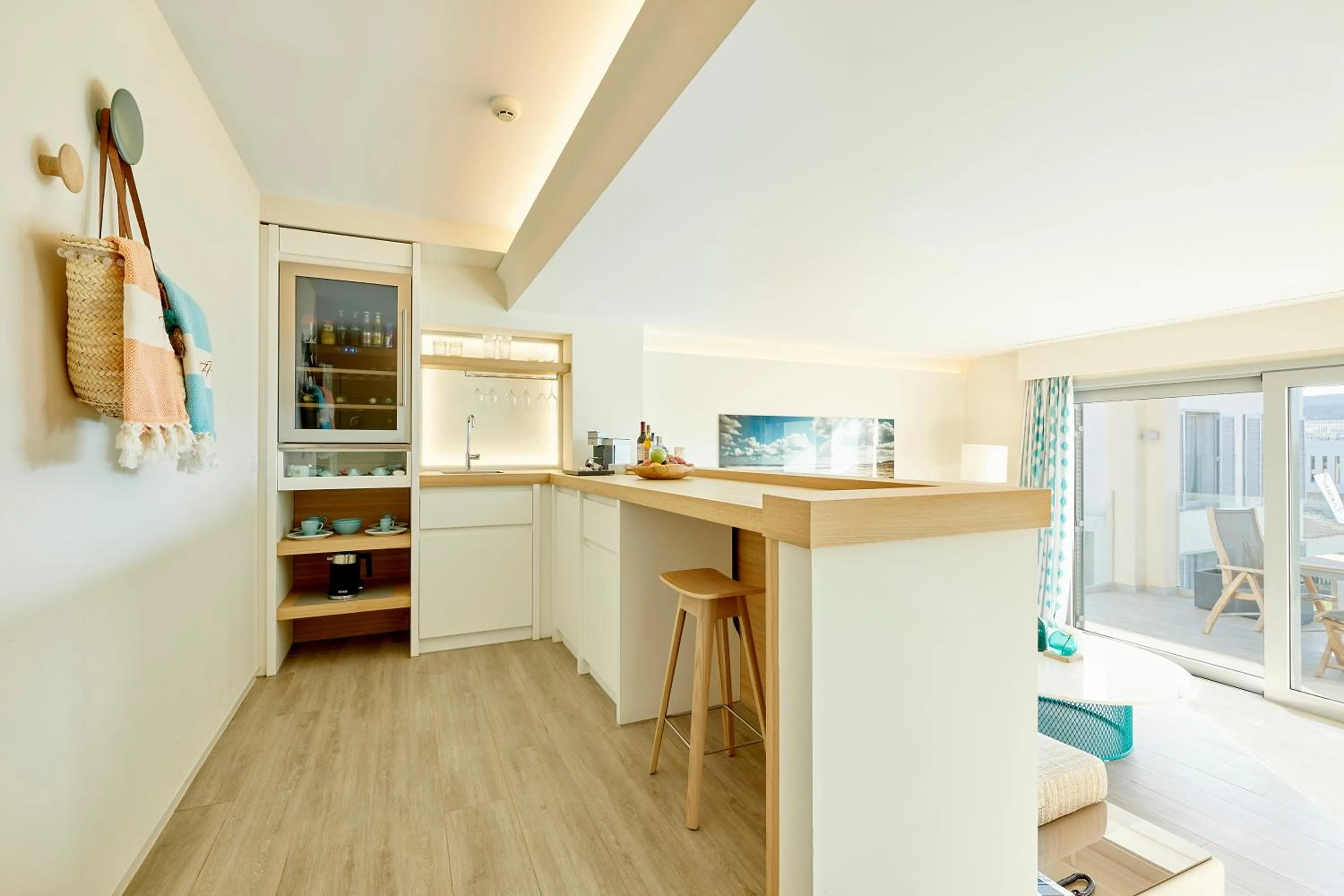 Living room in 7Pines Resort Ibiza, part of Destination by Hyatt