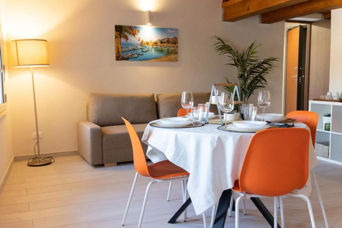 Living room, Restaurant/Places to Eat in Open Sicily Homes - Guascone Residence - Self Check-in