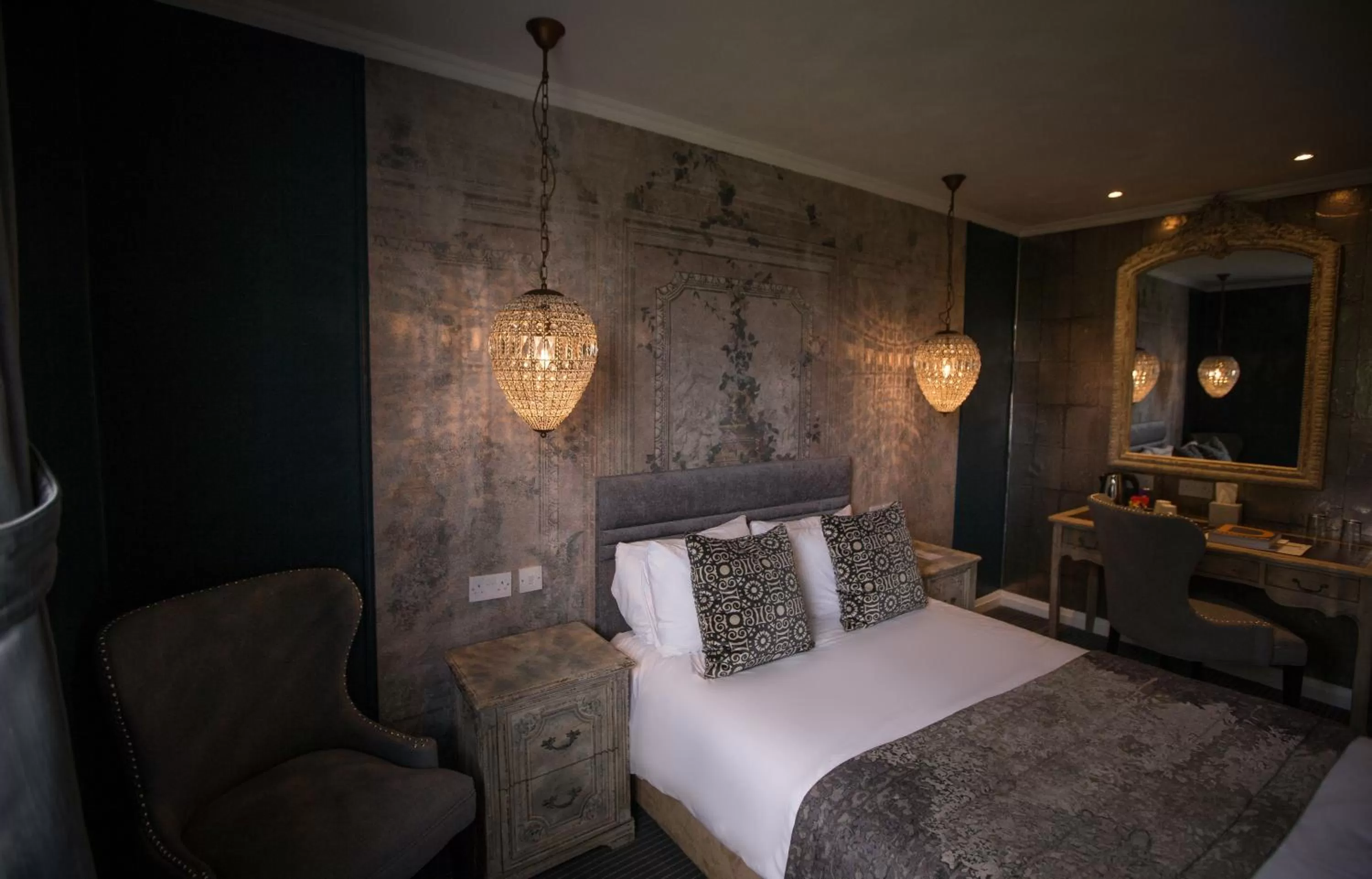 Bed in Bowburn Hall Hotel