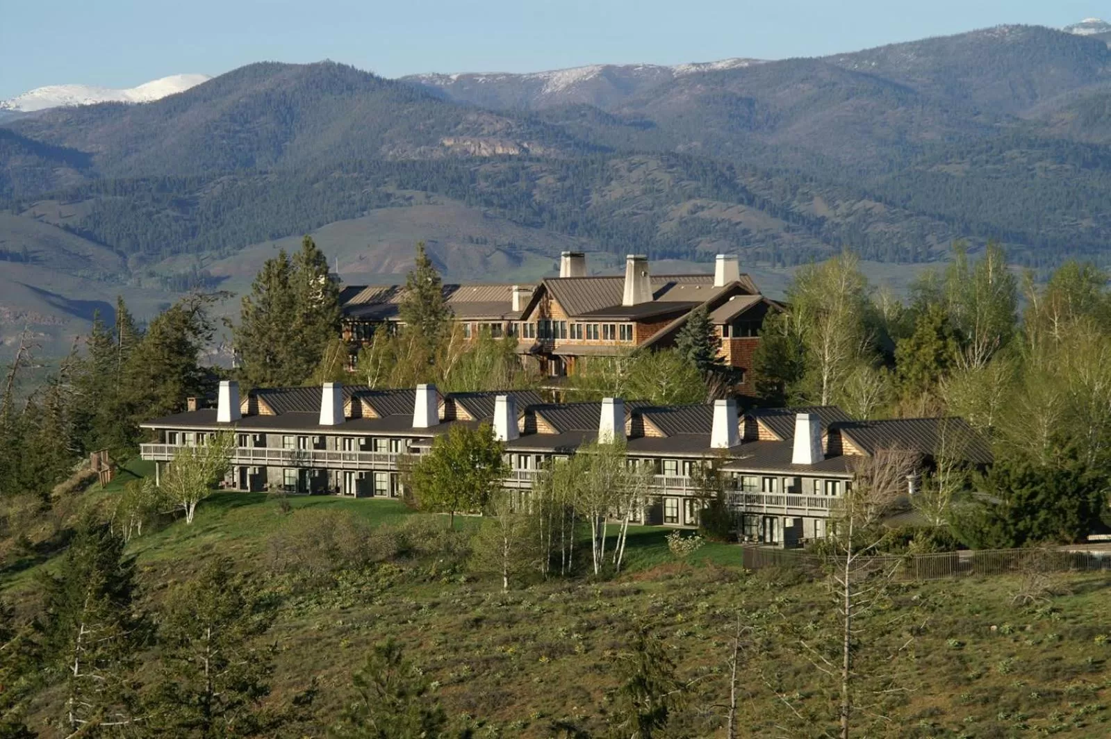 Bird's eye view in Sun Mountain Lodge