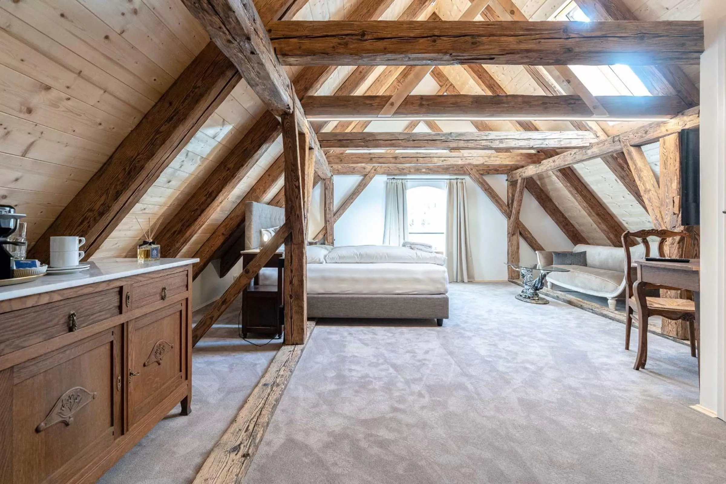 Bed in Altstadthotel Bachbräu