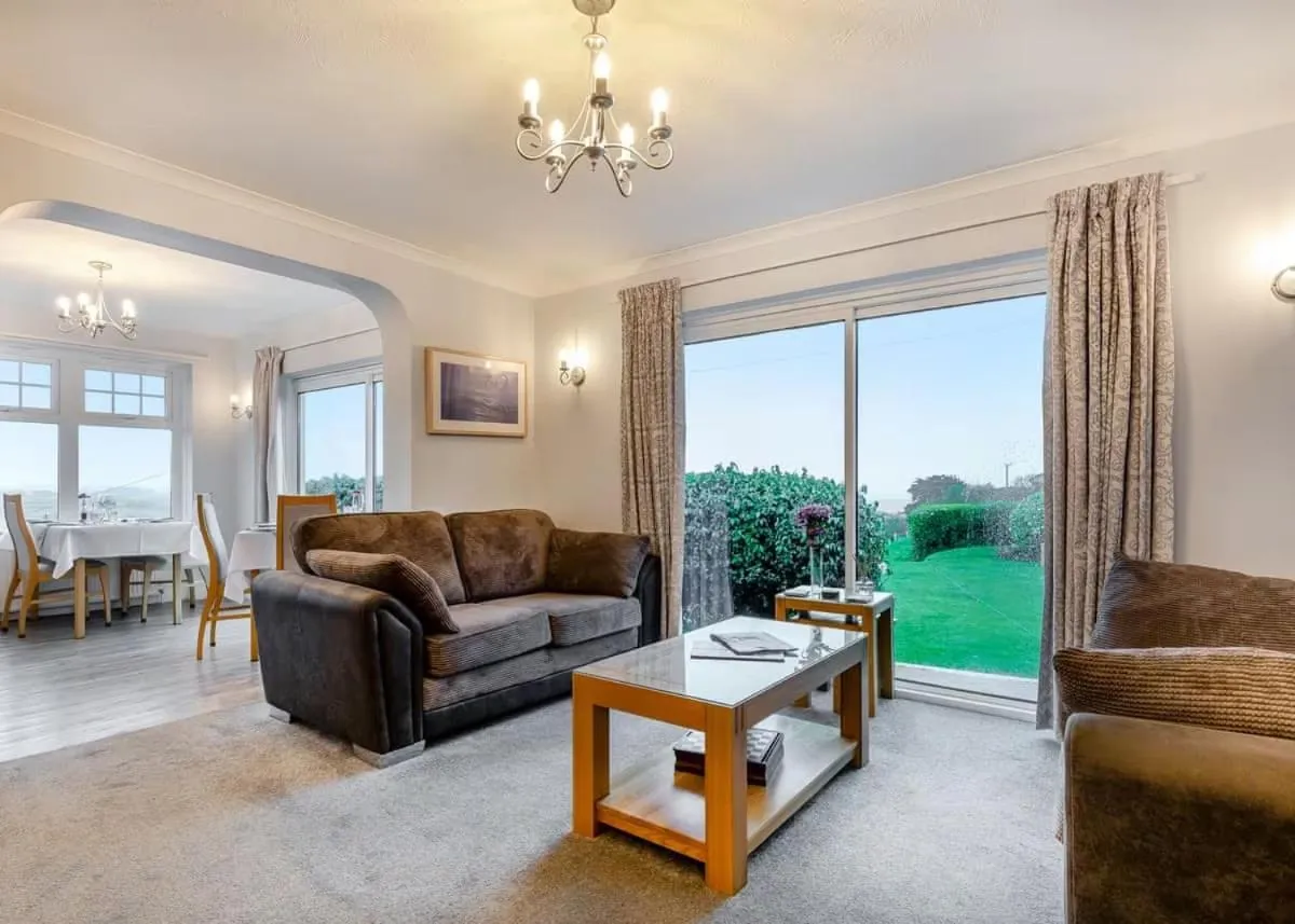 Living room in Beacon Country House B & B & Luxury Shepherd Huts