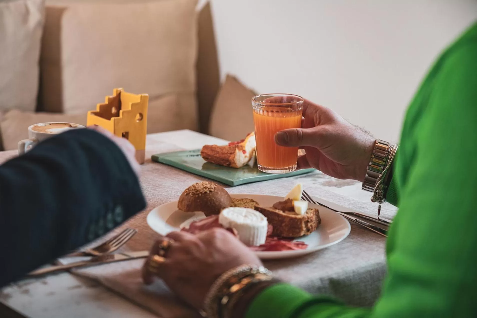 Food and drinks in Palazzo Fontana