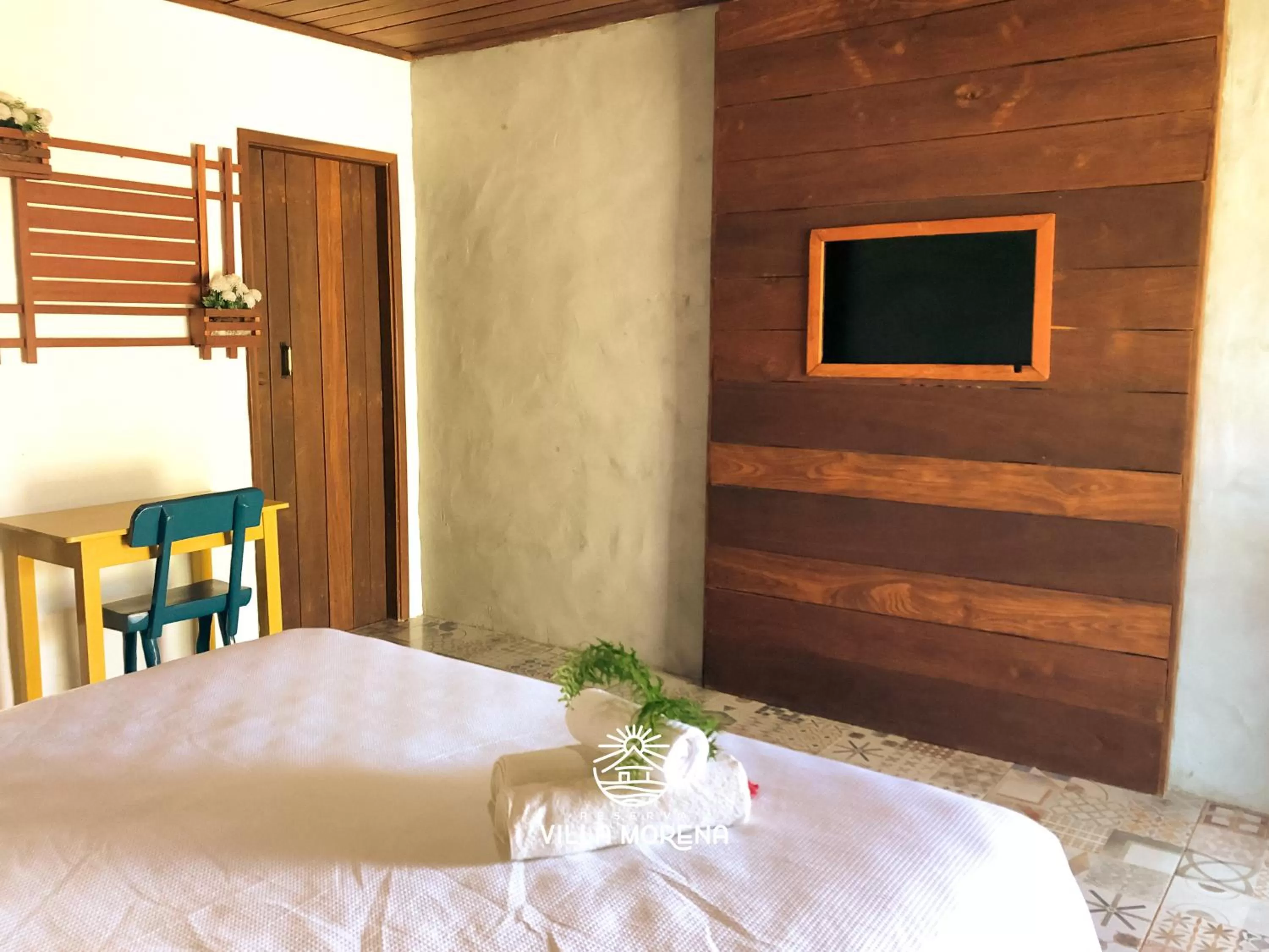 Bed in Pousada Villa Morena