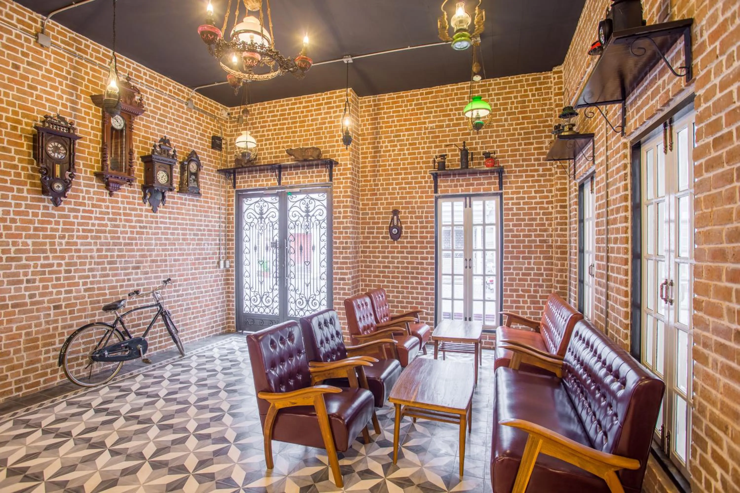 Lobby or reception in X9Hostel