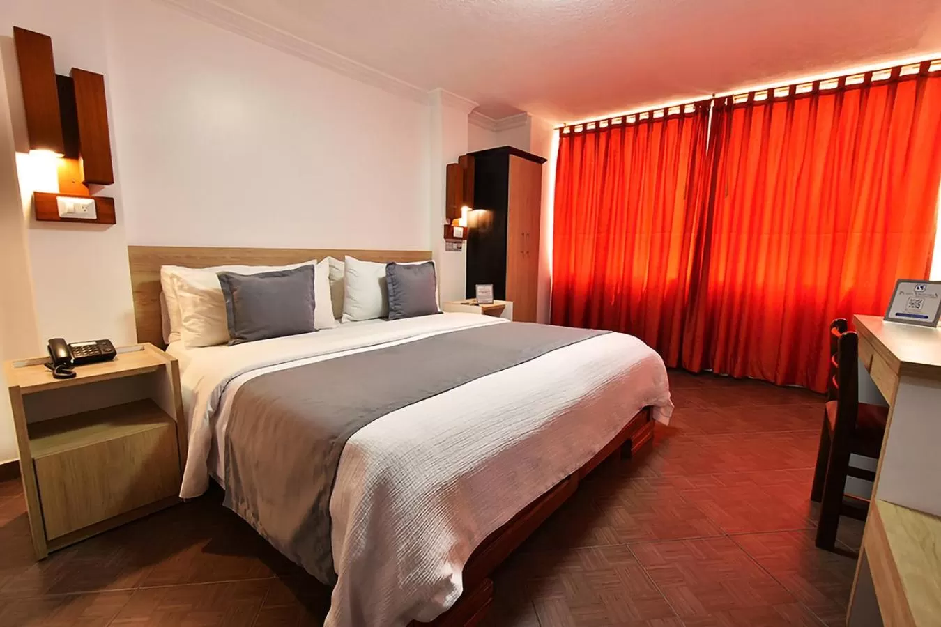 Bed in Hotel Plaza Victoria