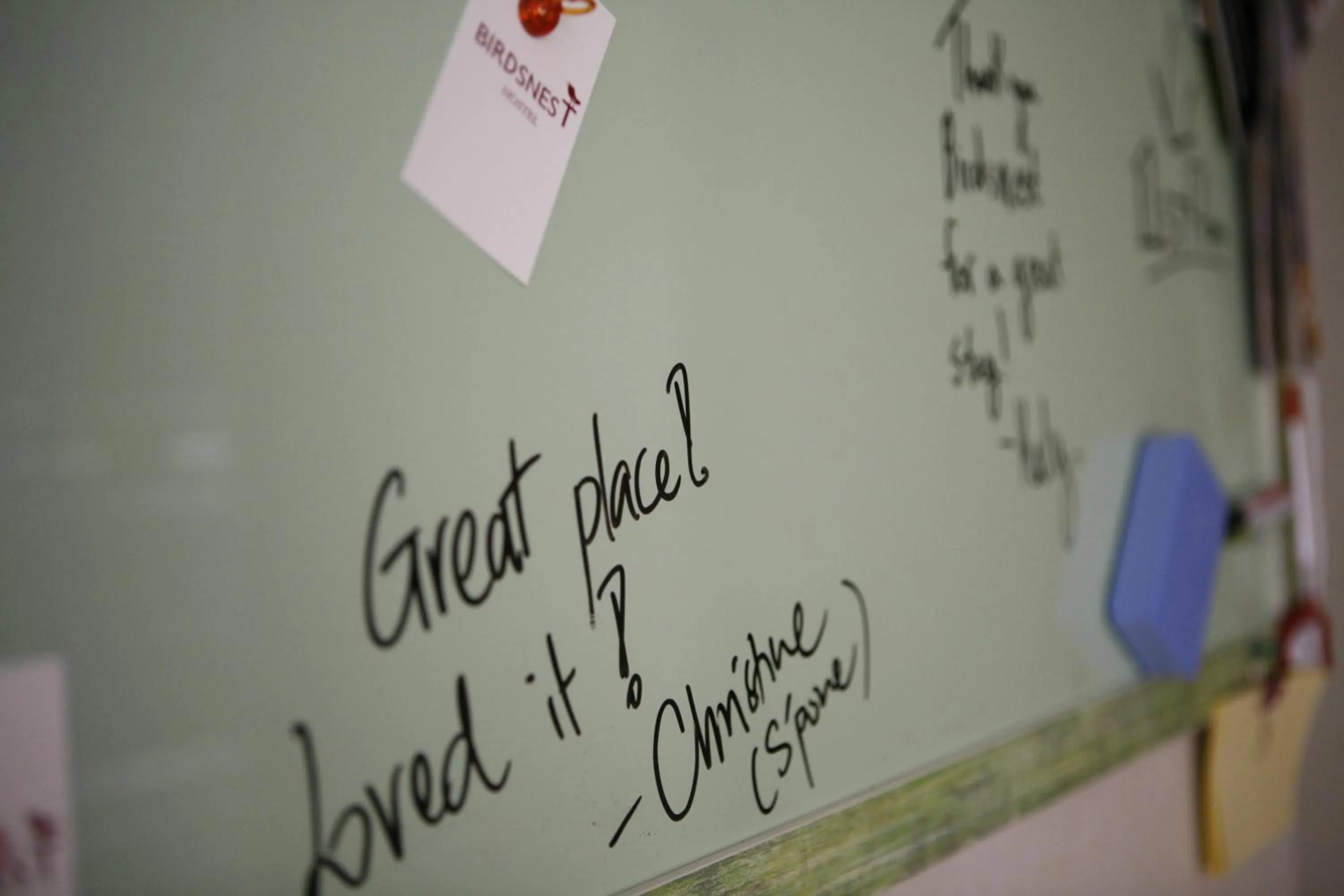 Communal lounge/ TV room in Birdsnest Hostel Hongdae Foreigner only