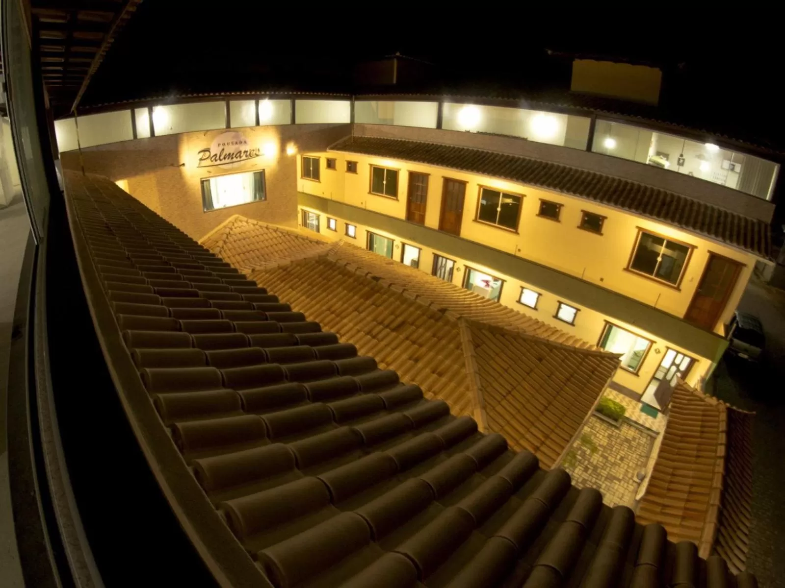 Patio in Pousada Palmares