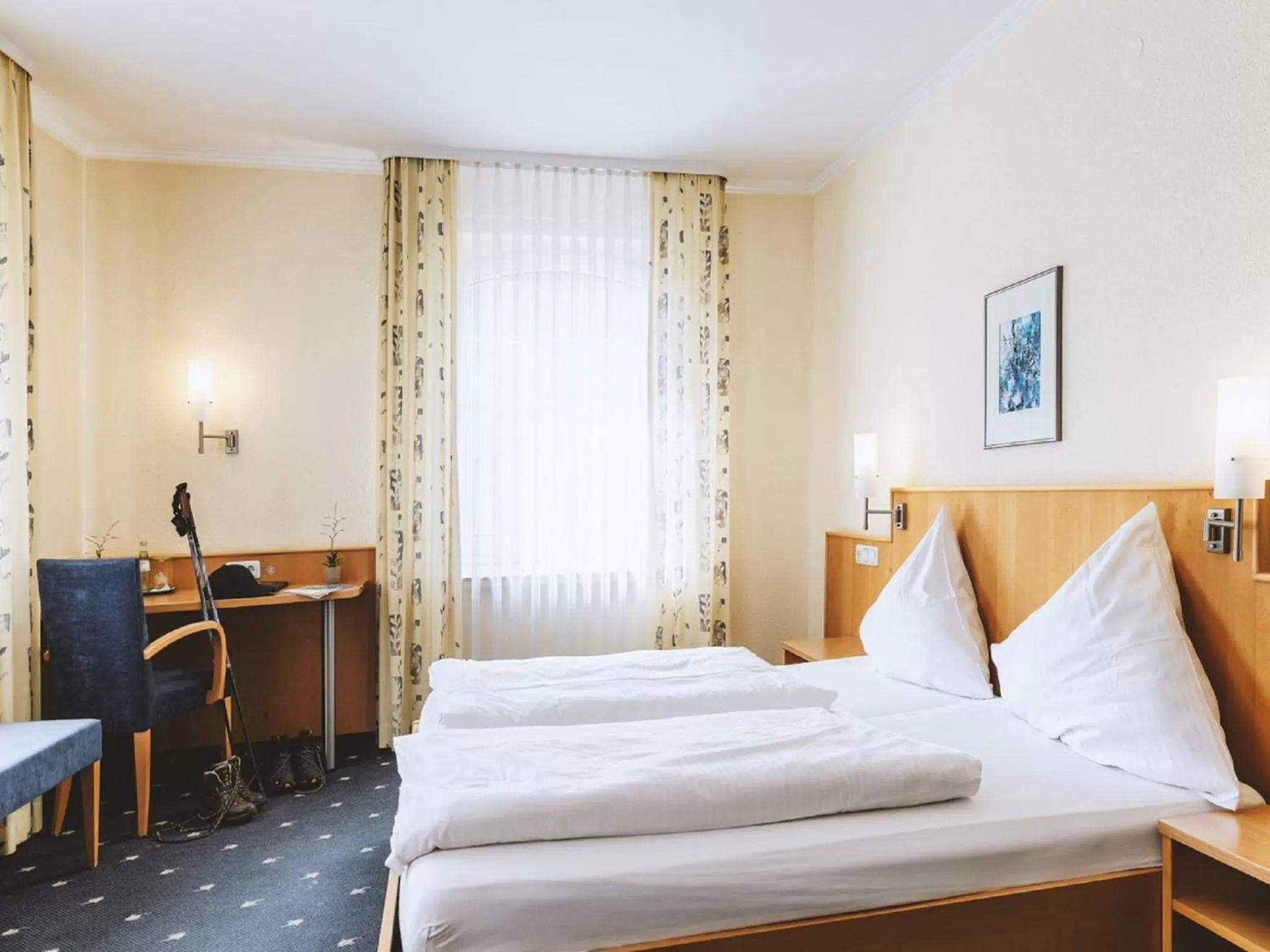 Bed in Hotel Louis Müller