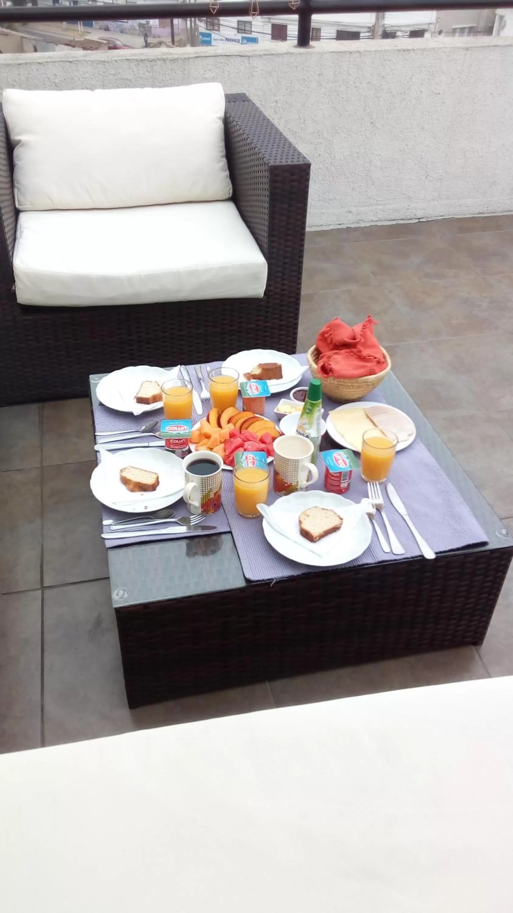 Continental breakfast in B&B Hostel CasaMoro