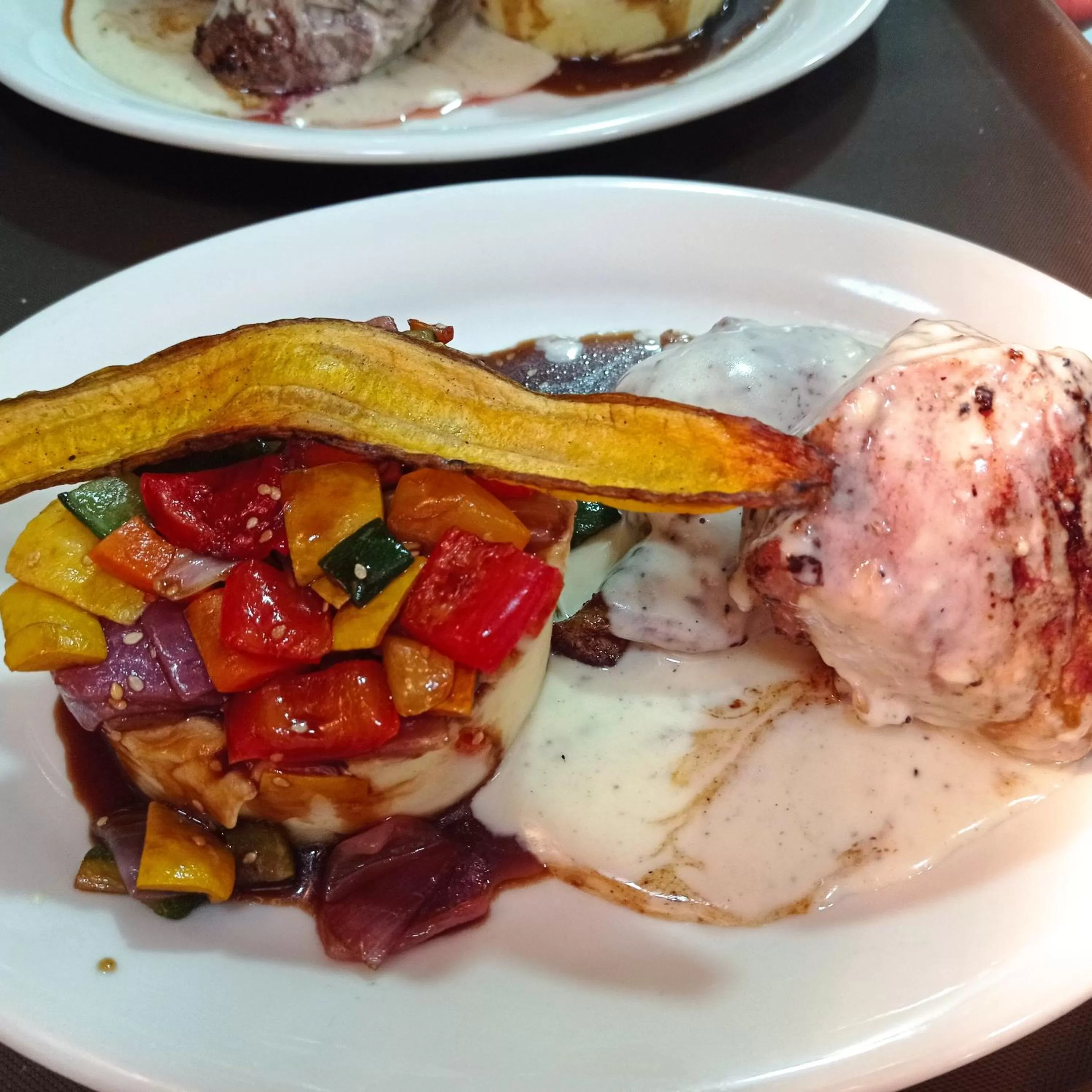 Food in Hotel Refugio Pozo Azul