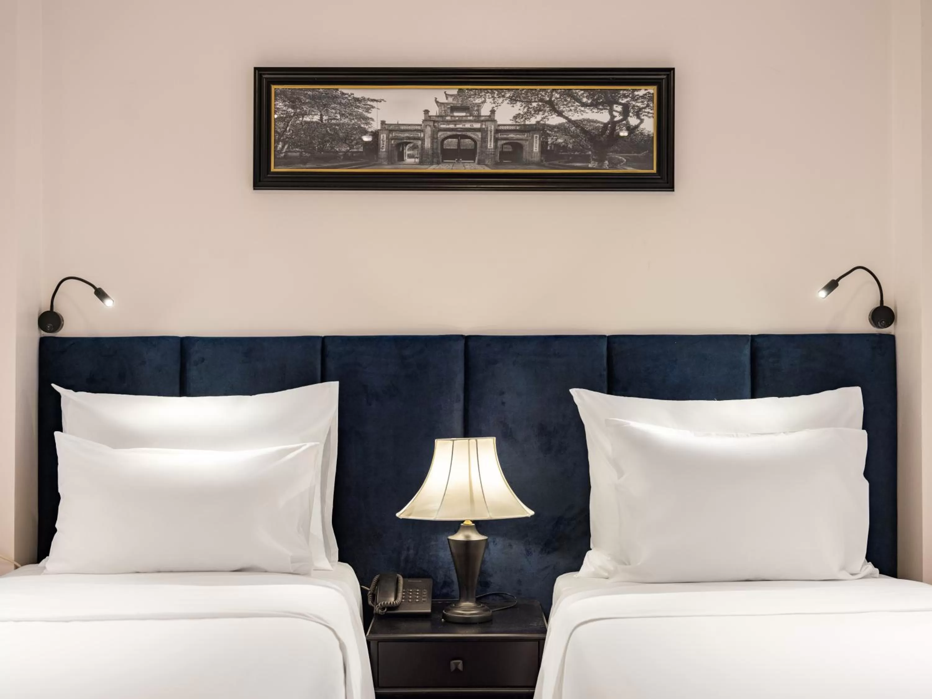 Bed in The Flower Boutique Hotel & Travel