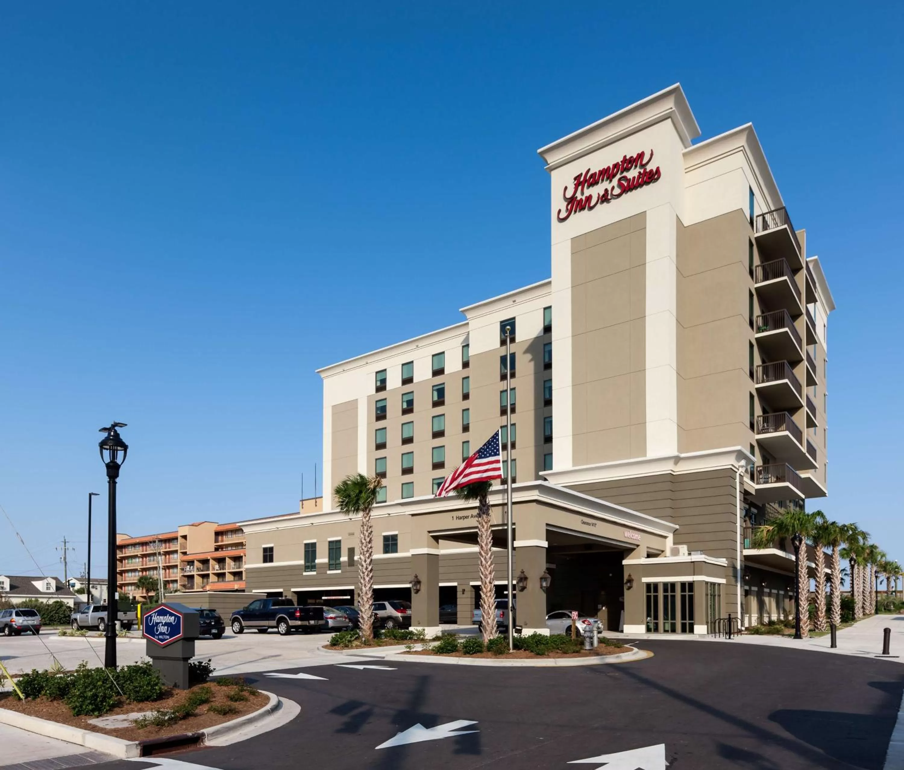 Property building in Hampton Inn & Suites by Hilton Carolina Beach Oceanfront
