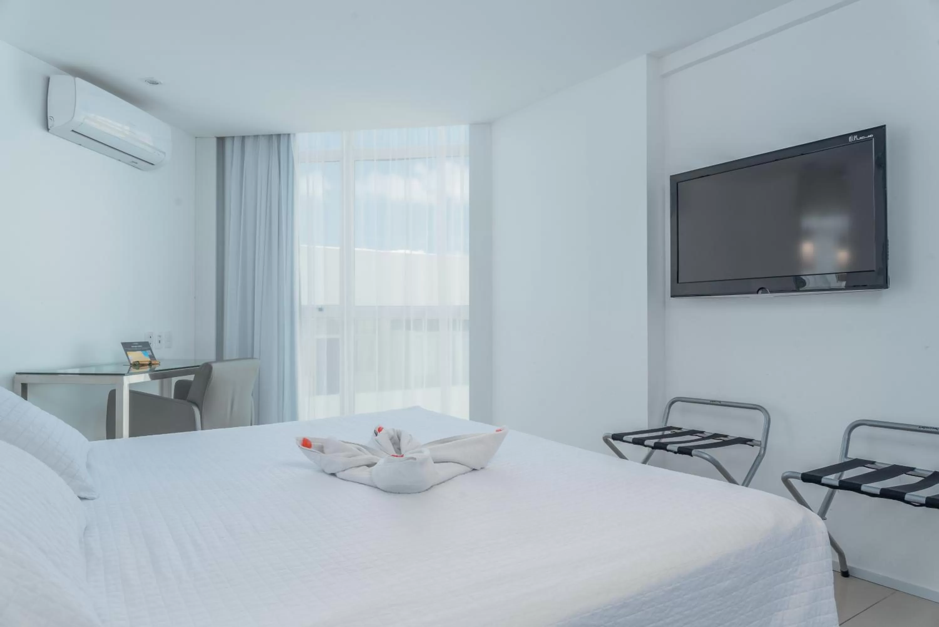 Bed in Hotel Brisa Praia Pajuçara