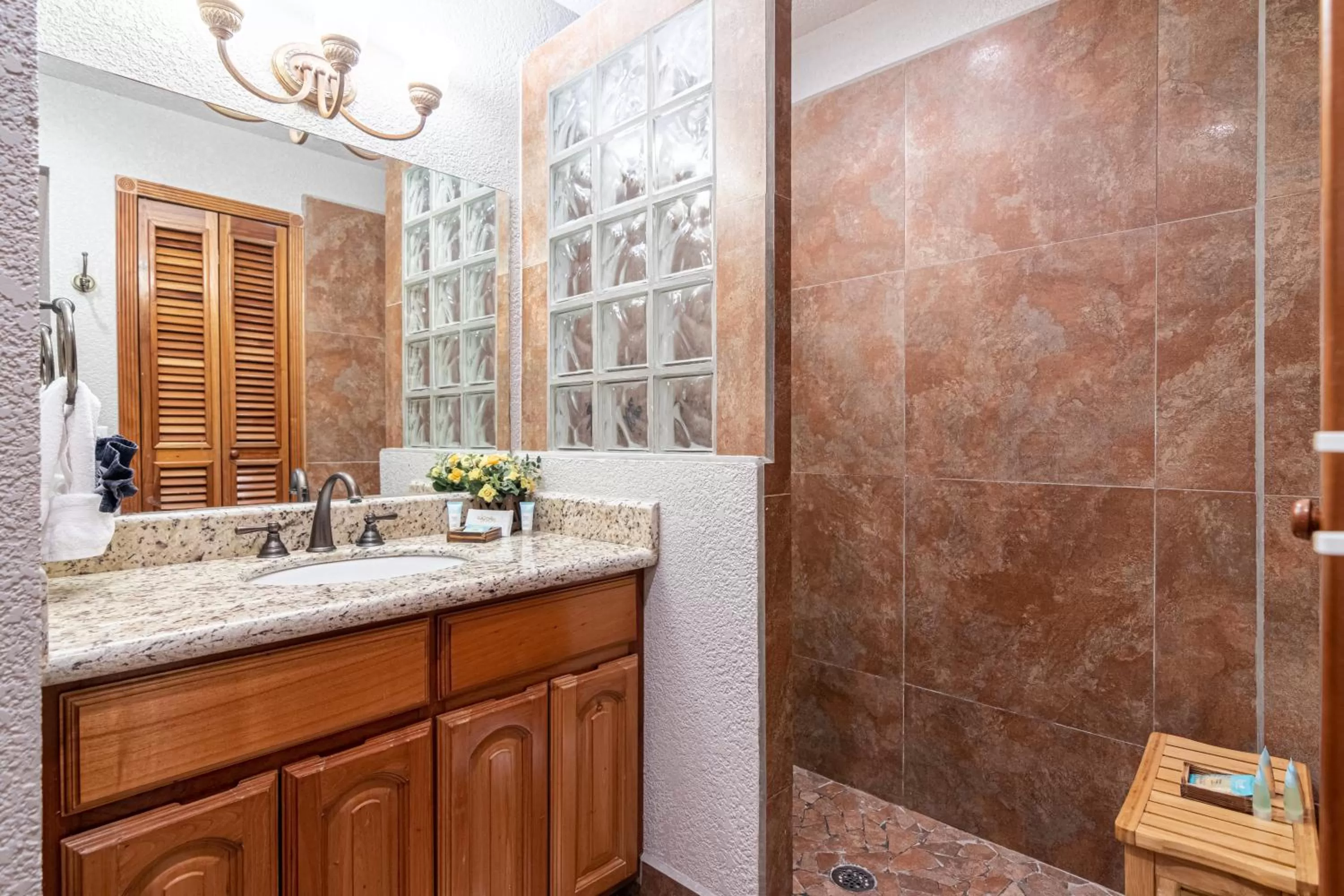 Shower, Bathroom in Lighthouse Beach Villas