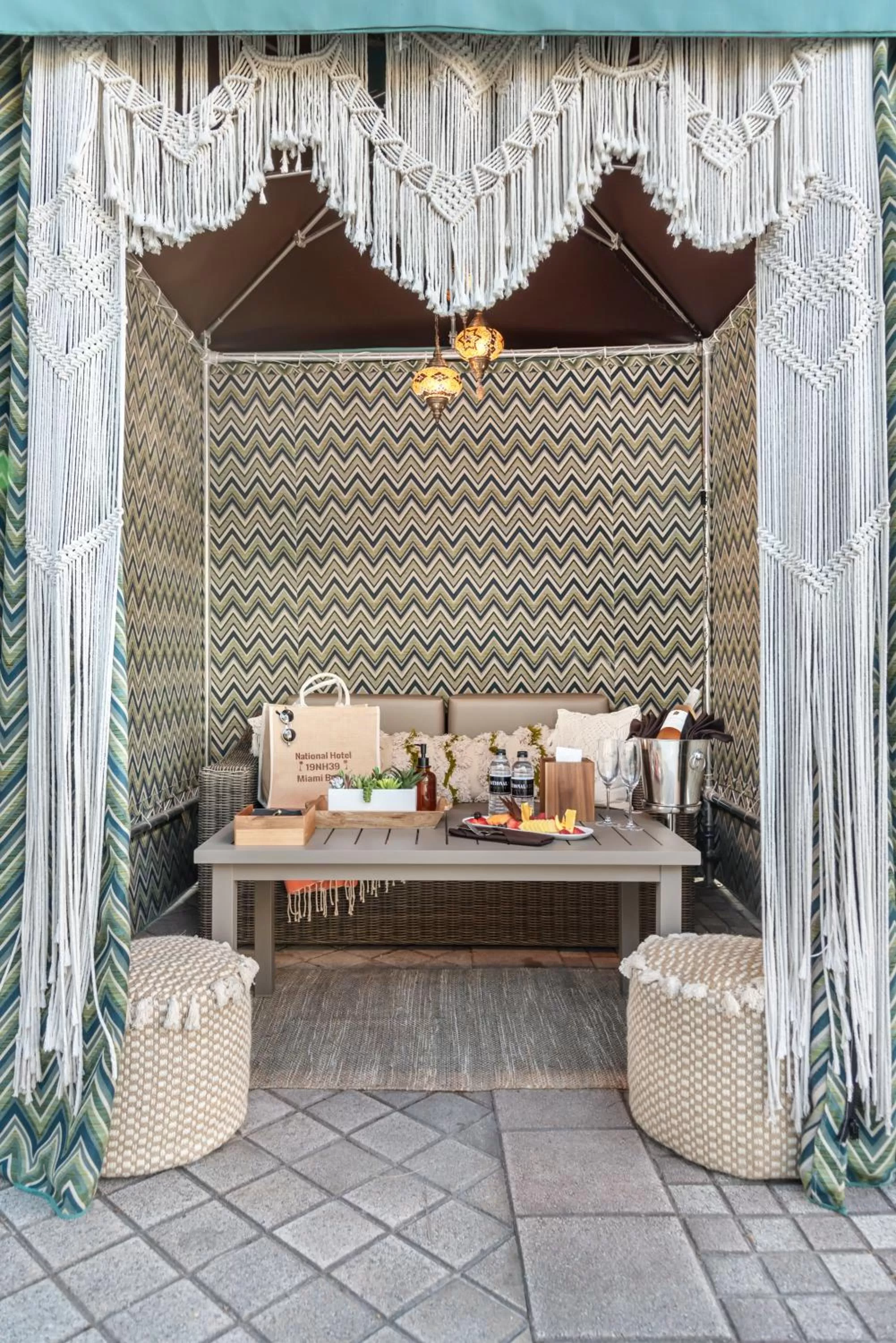 Patio in National Hotel, An Adult Only Oceanfront Resort