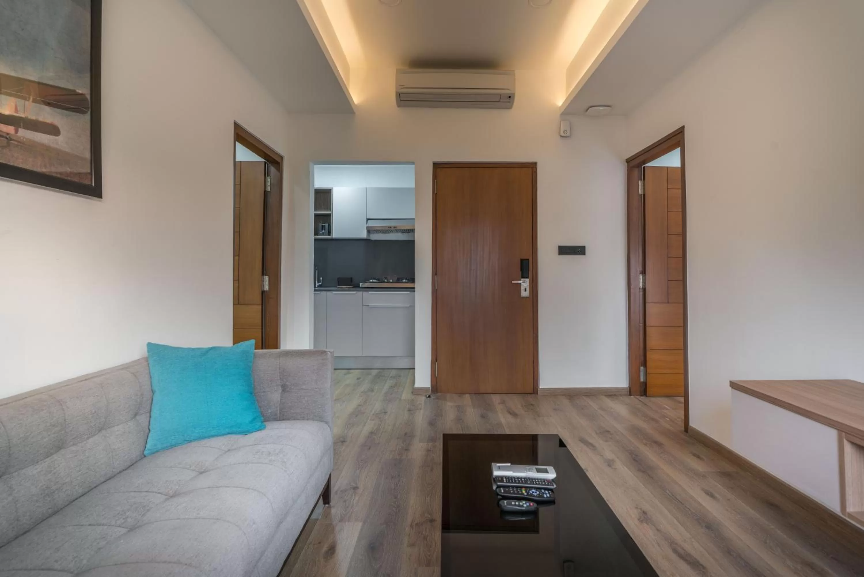 Living room in SKYLA Studios & Suites - Jubilee Hills