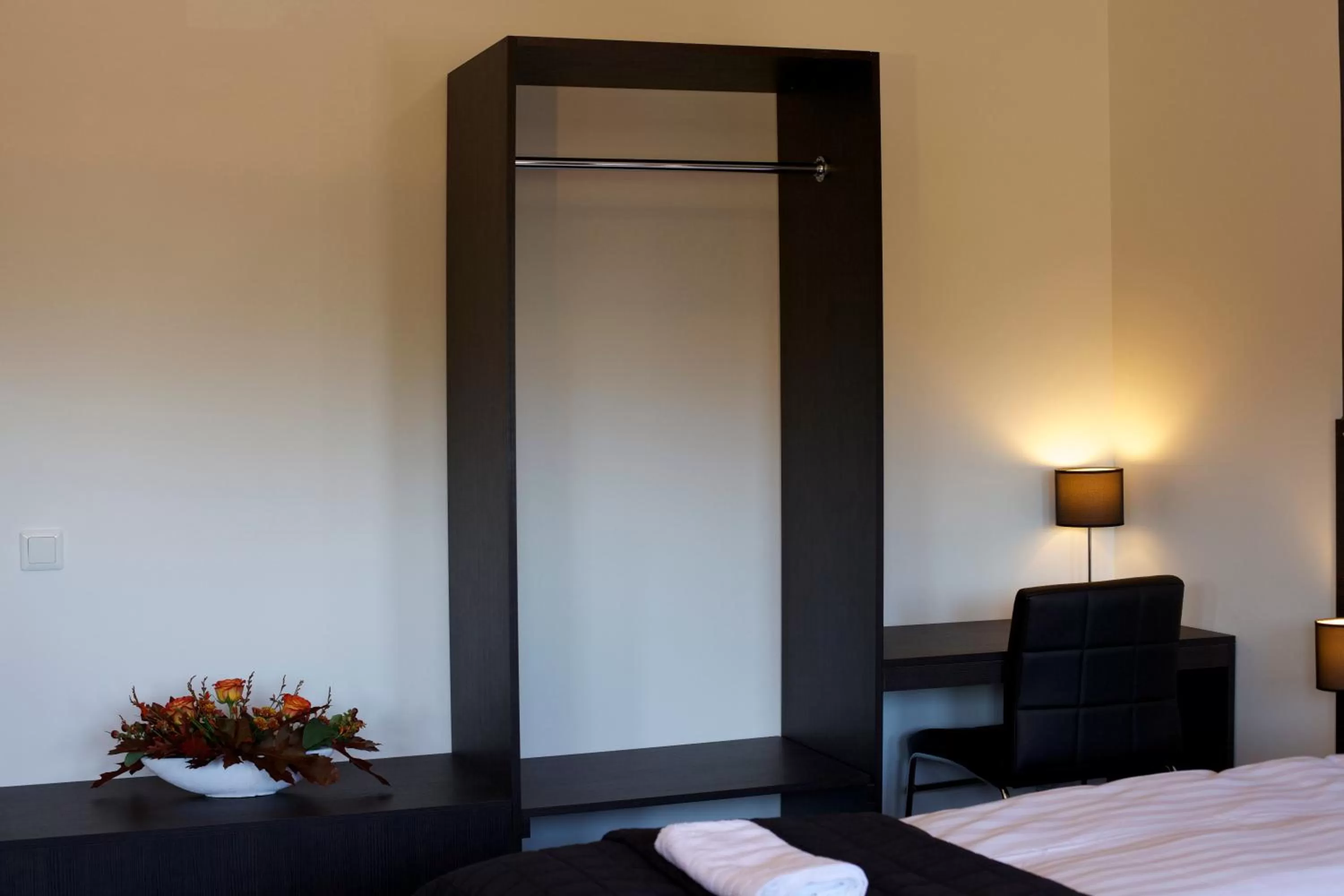 Photo of the whole room, Bed in Nacka Stadshotell