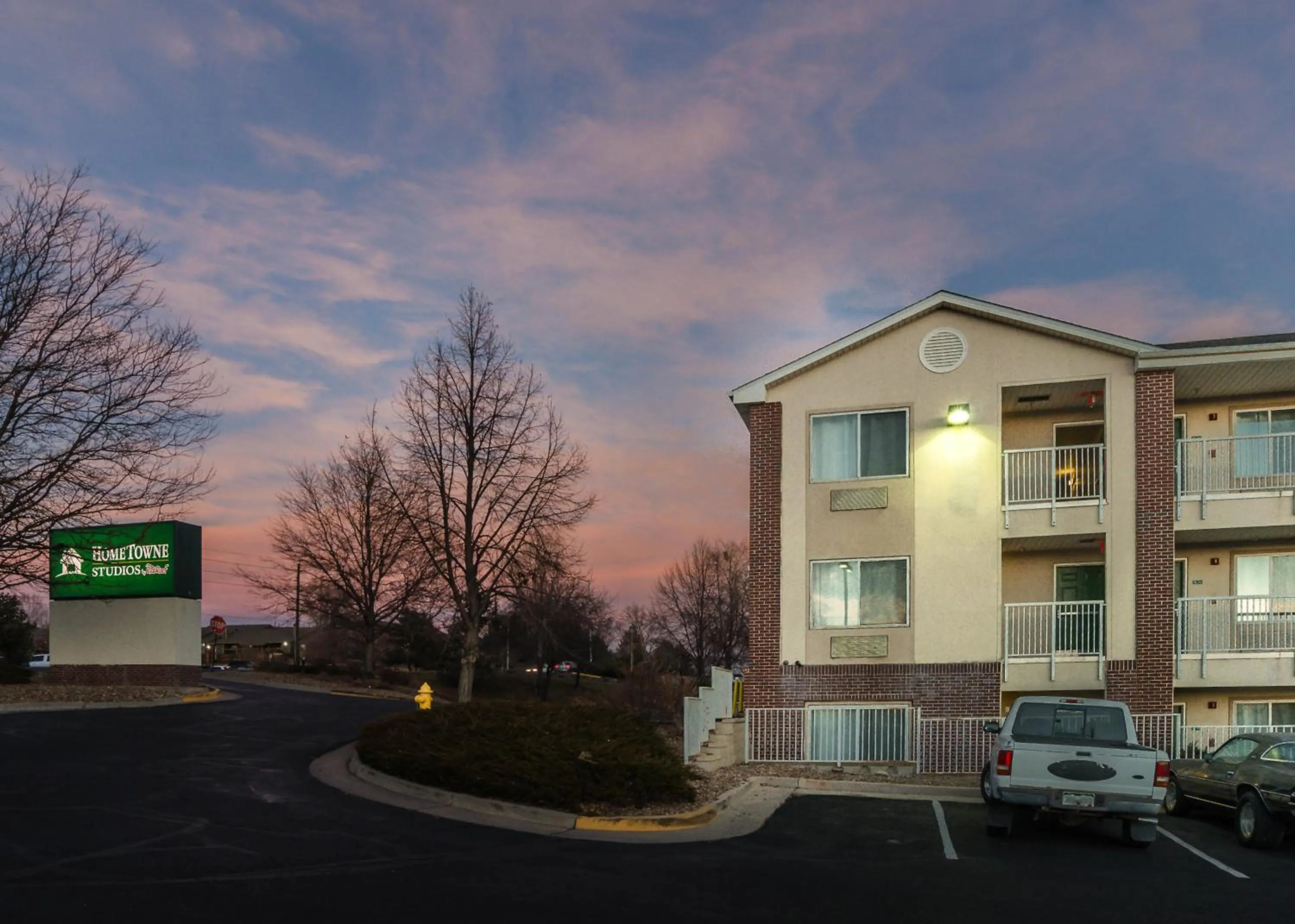 Property building in HomeTowne Studios by Red Roof Denver - Thornton
