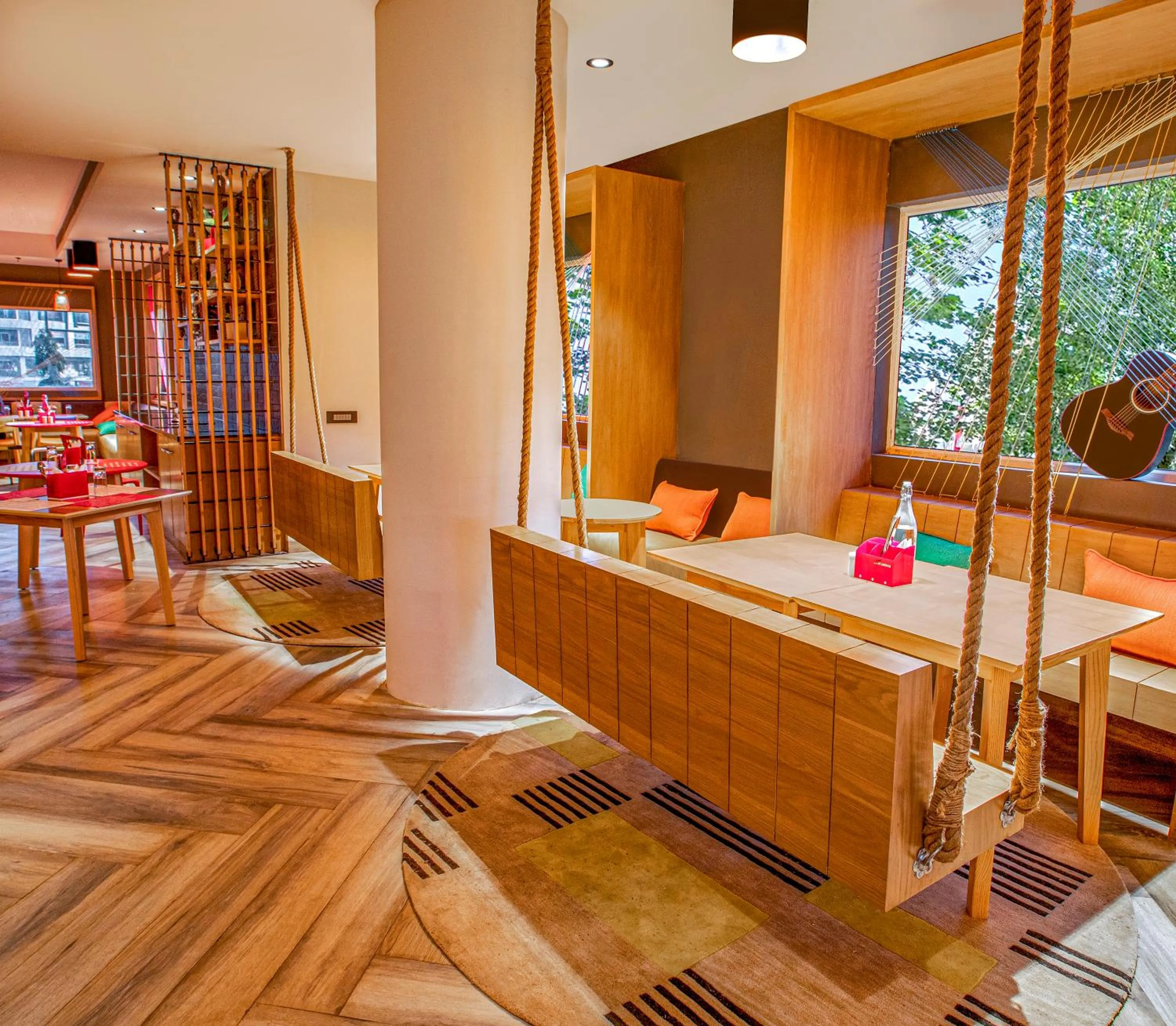 Seating area in Ginger Pune Wakad