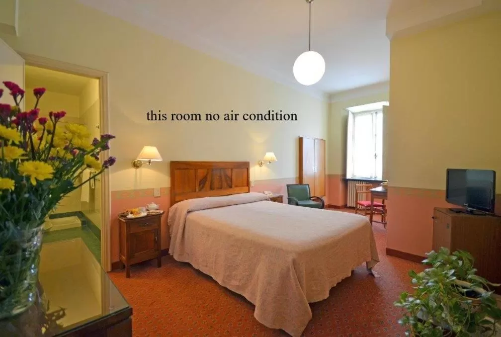 Bed in Hotel Roma e Rocca Cavour