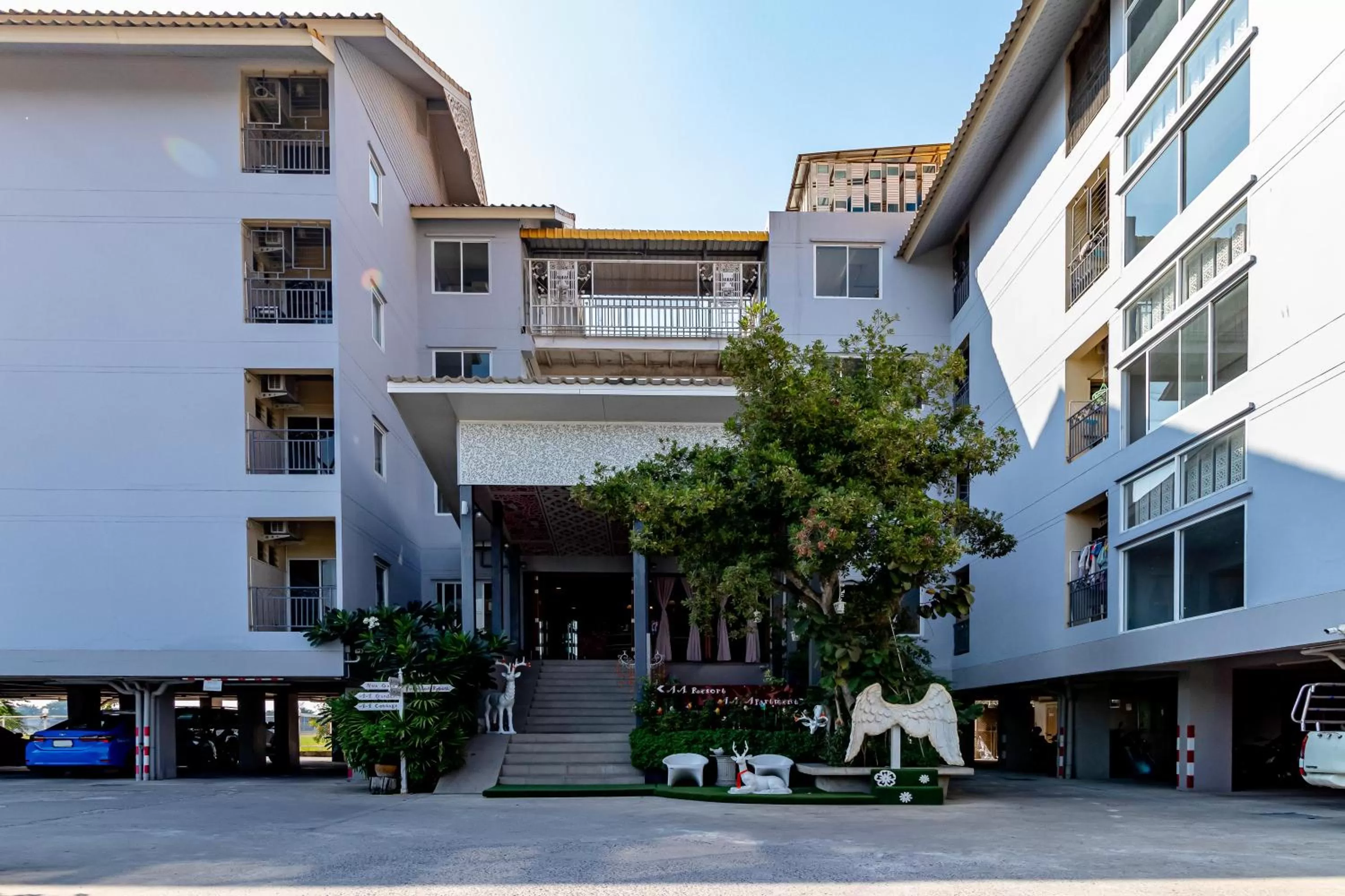 Property building in AA Resort Hotel