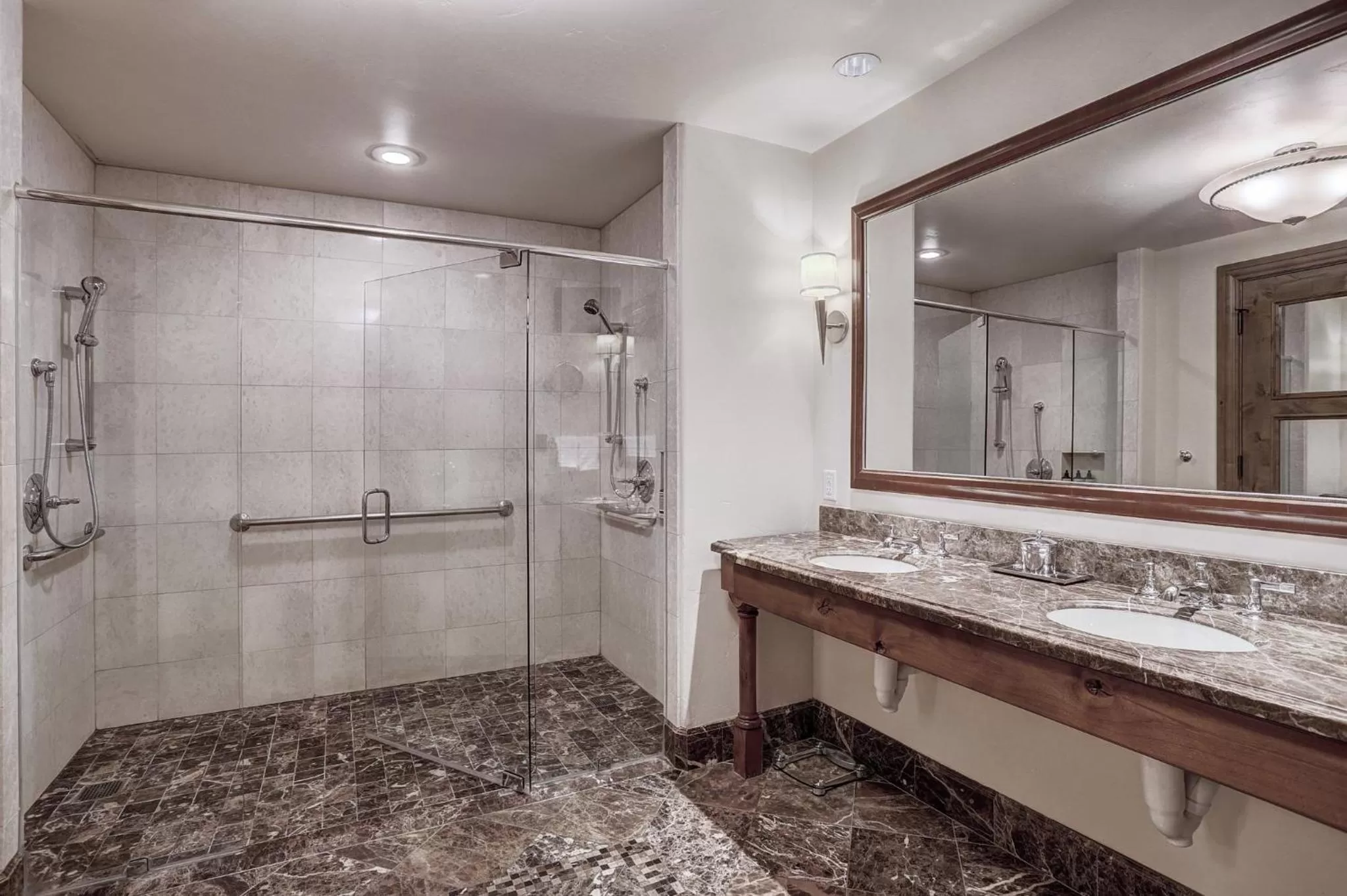 Bathroom in The Arrabelle at Vail Square, a RockResort, by Vail Resorts