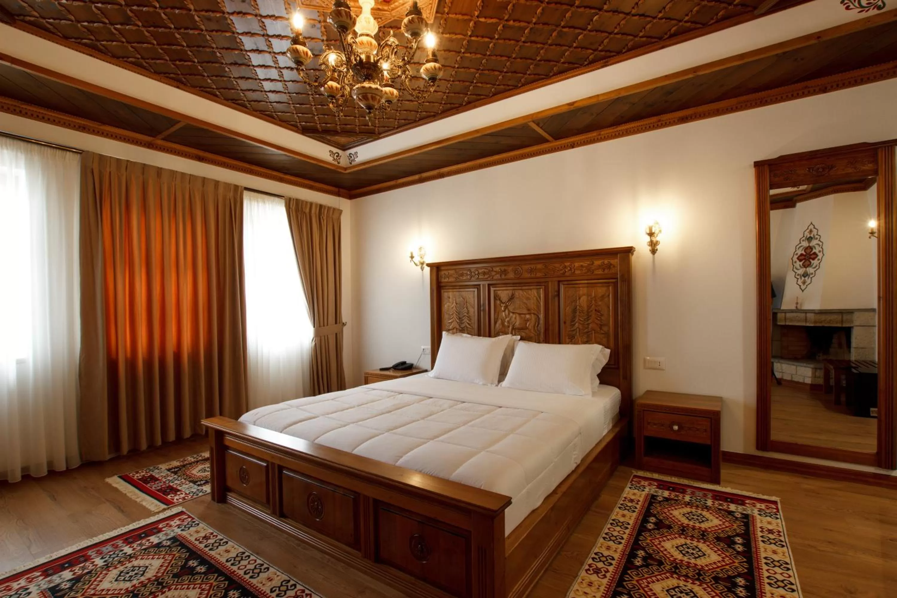 Bed in Rose Garden Hotel