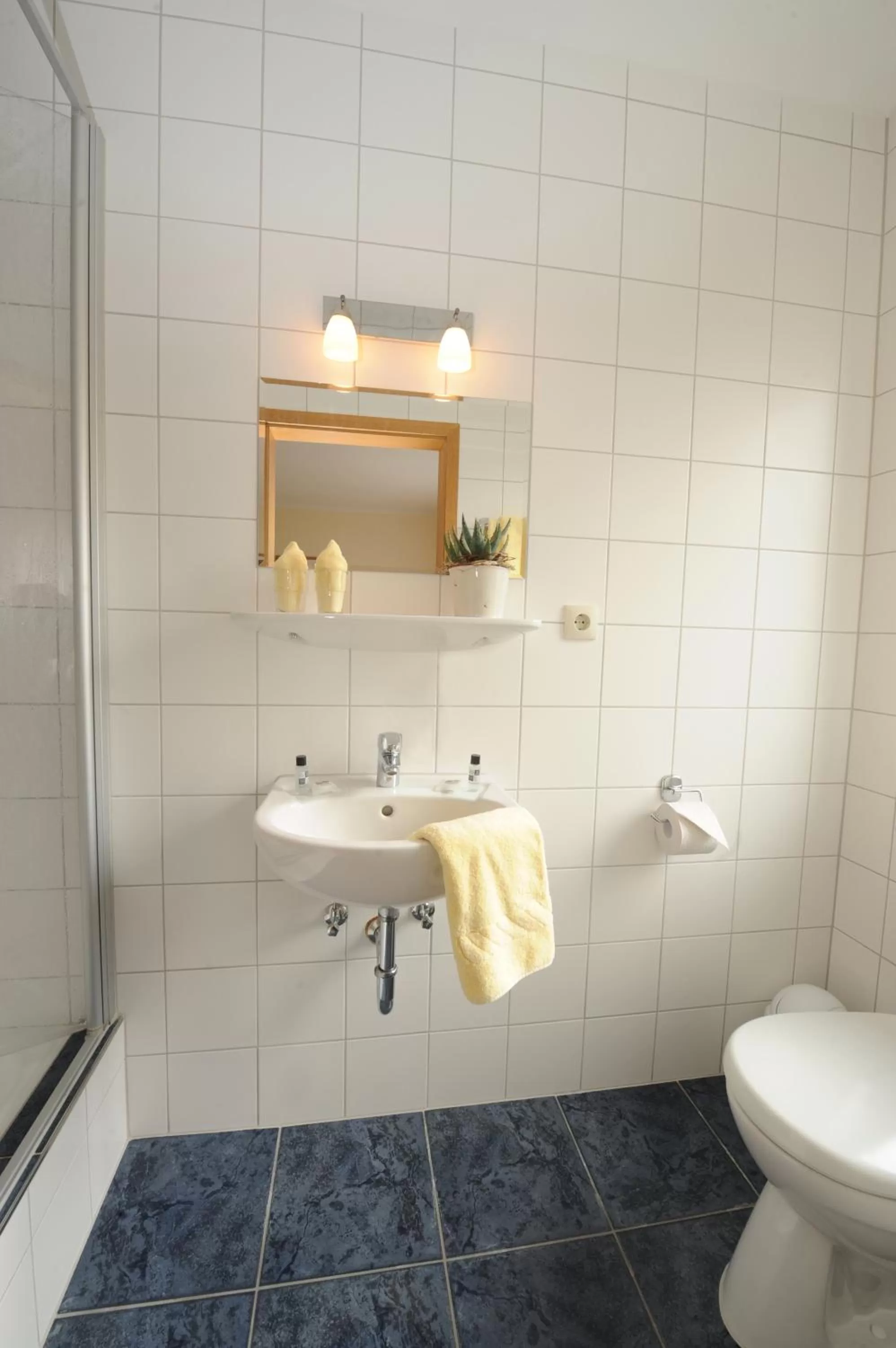 Bathroom in Hotel Garni Zum Grünen Baum