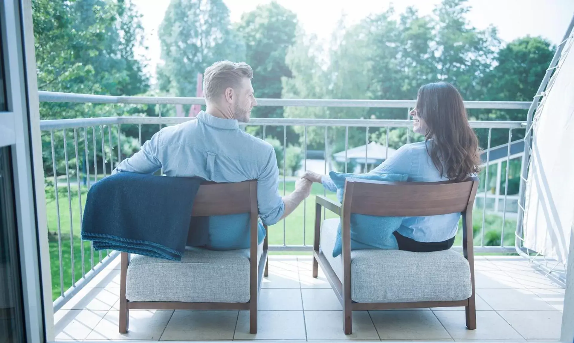 Double Room with Balcony in Hotel Am Medemufer Double Room with Balcony in Hotel Am Medemufer