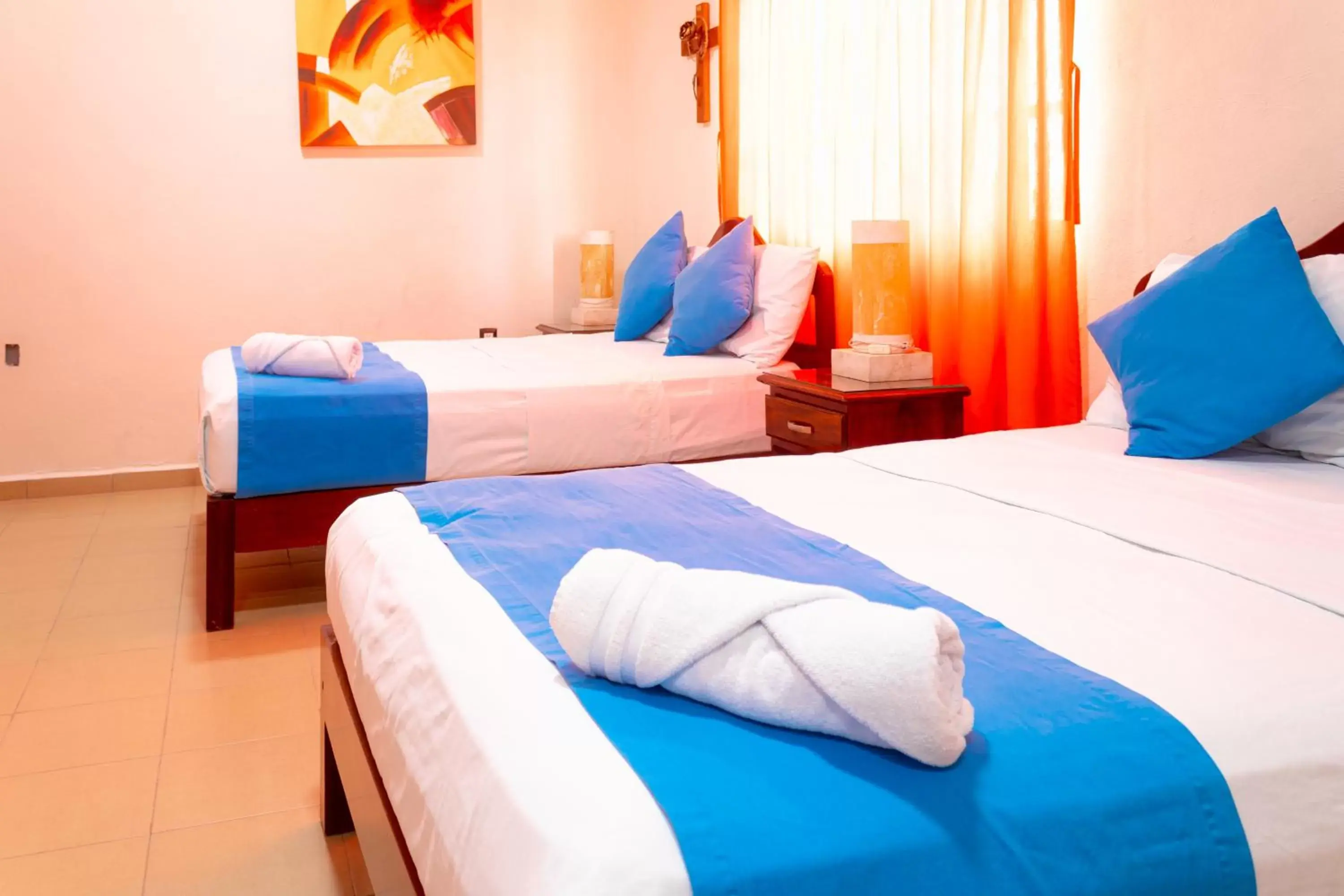 Twin Room in Hotel Bacalar Magico Twin Room in Hotel Bacalar Magico