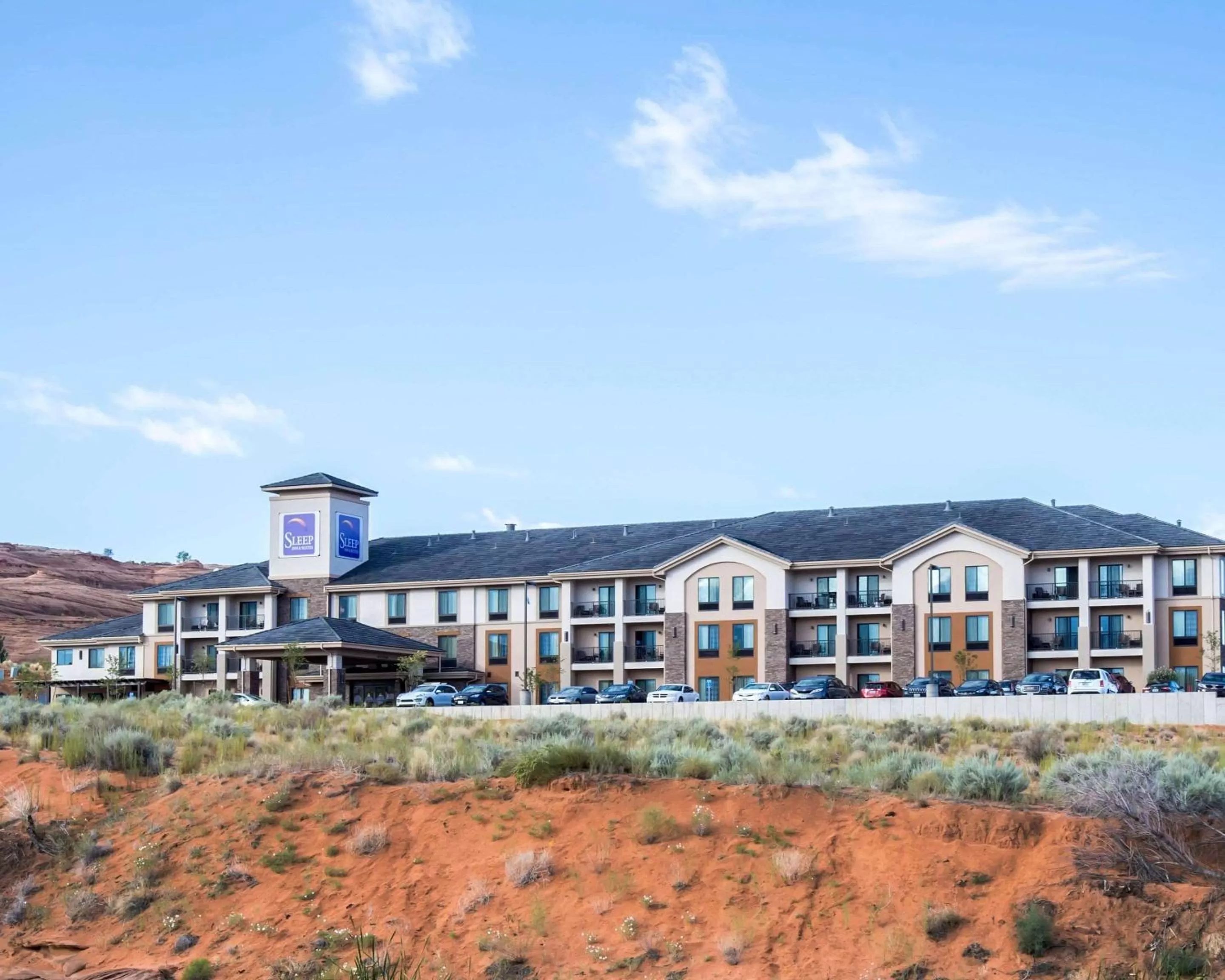 Property building in Sleep Inn & Suites Page at Lake Powell
